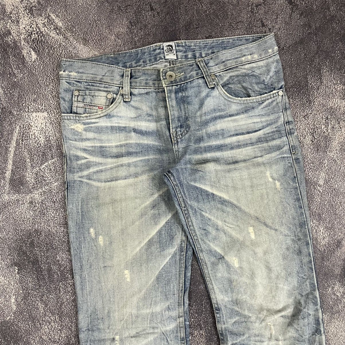 Vintage Y2K Diesel distressed flare denim pants Size US 33 - 7 Thumbnail