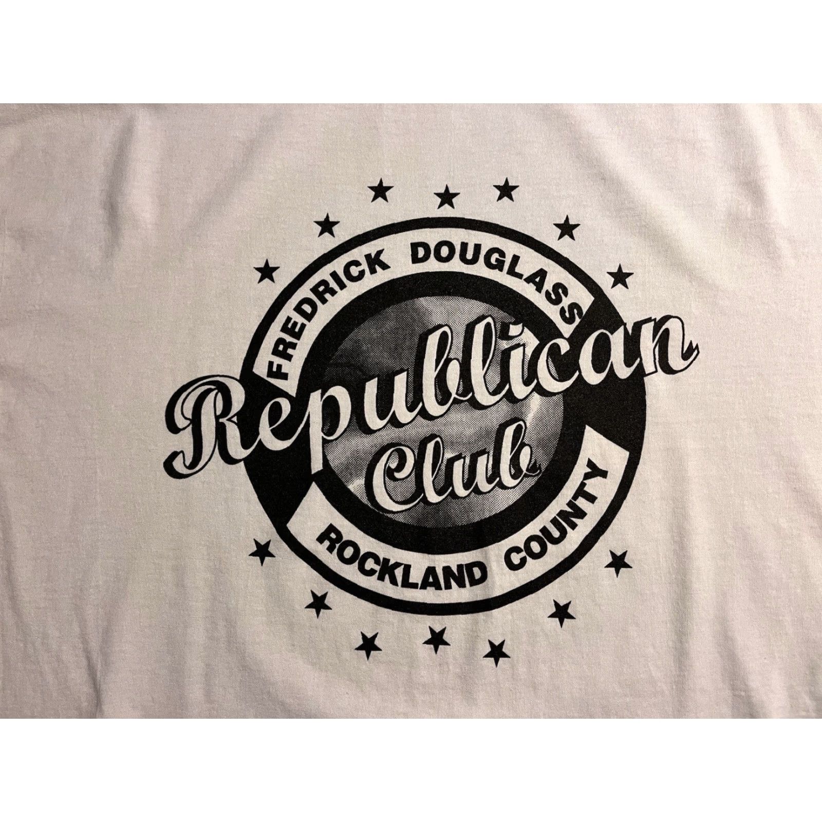 Hanes VINTAGE Fredrick Douglass Republican Club Rockland County Shirt Men’s XL White Hanes T-Shirt Graphic Print Logo 2000s Retro City Classic Size US XL / EU 56 / 4 - 3 Thumbnail