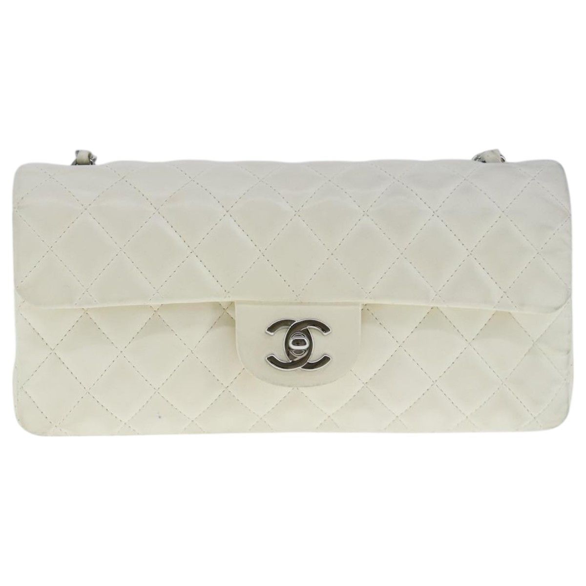 Chanel Timeless White Leather Shoulder Bag (Pre-Owned) Size ONE SIZE - 1 Thumbnail