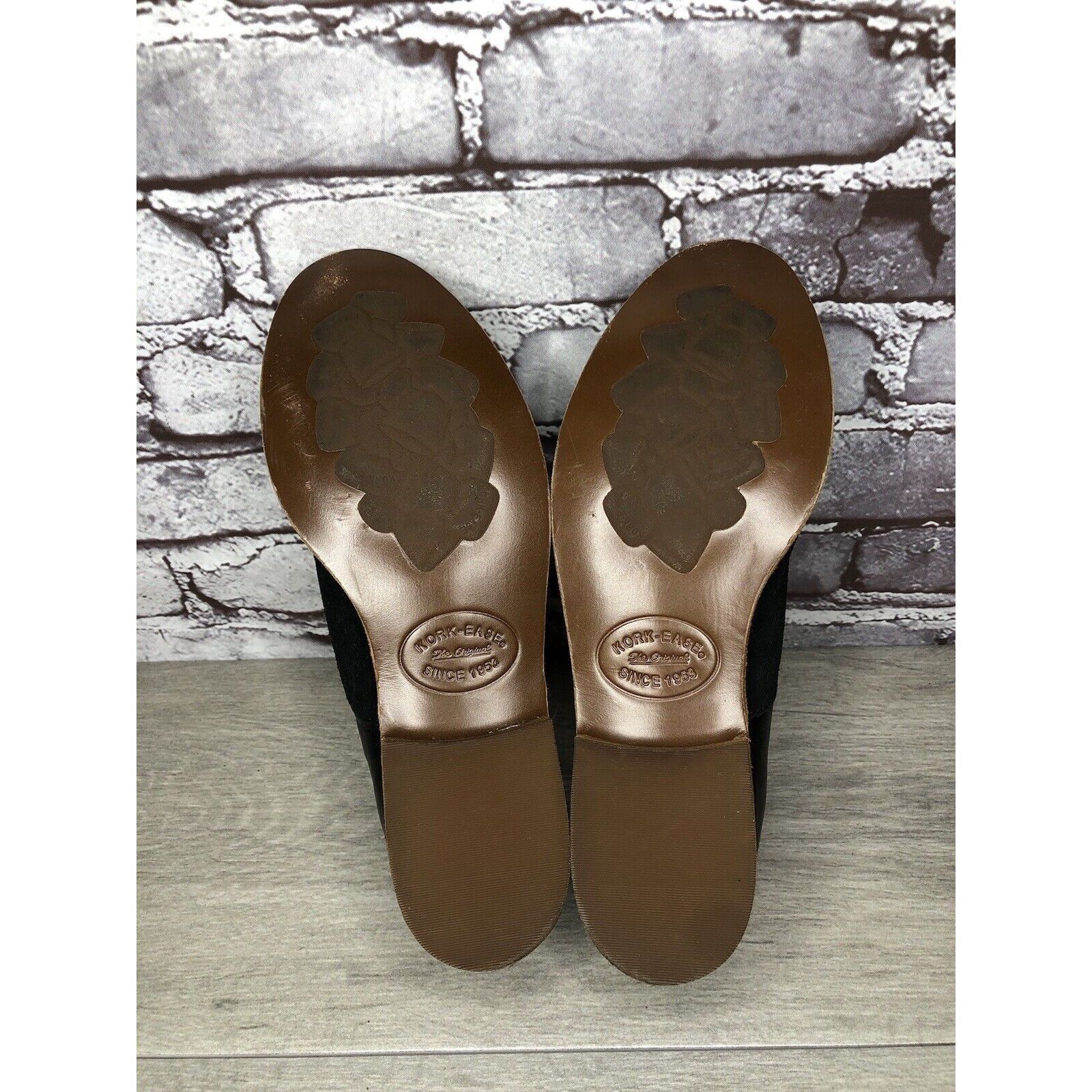 Other Kork Ease Niseda Black Leather Suede Monk Strap Oxfords Shoe Size US 8 / IT 38 - 21 Thumbnail