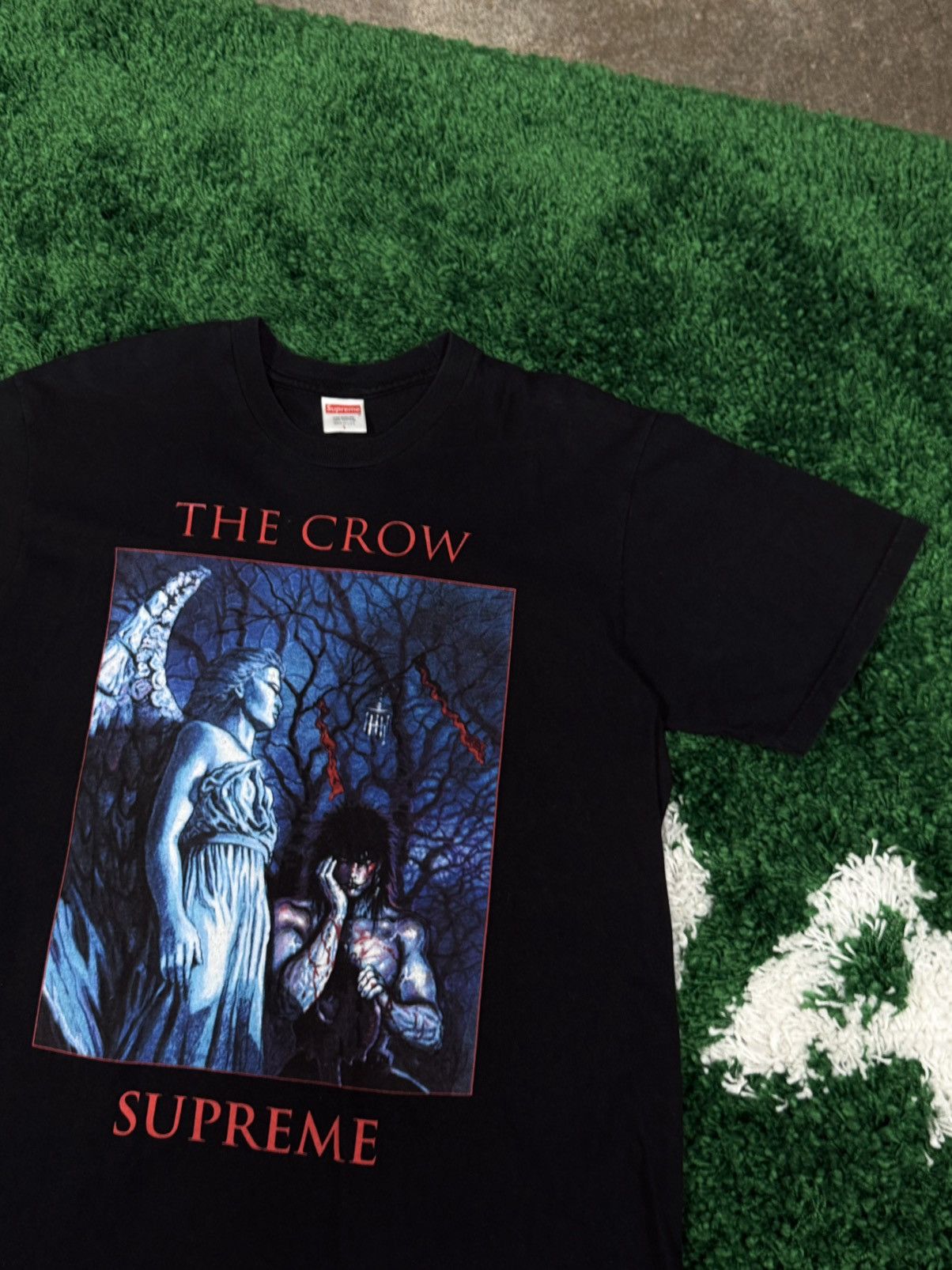 Supreme Supreme FW21 The Crow Tee Black Large Size US L / EU 52-54 / 3 - 2 Thumbnail