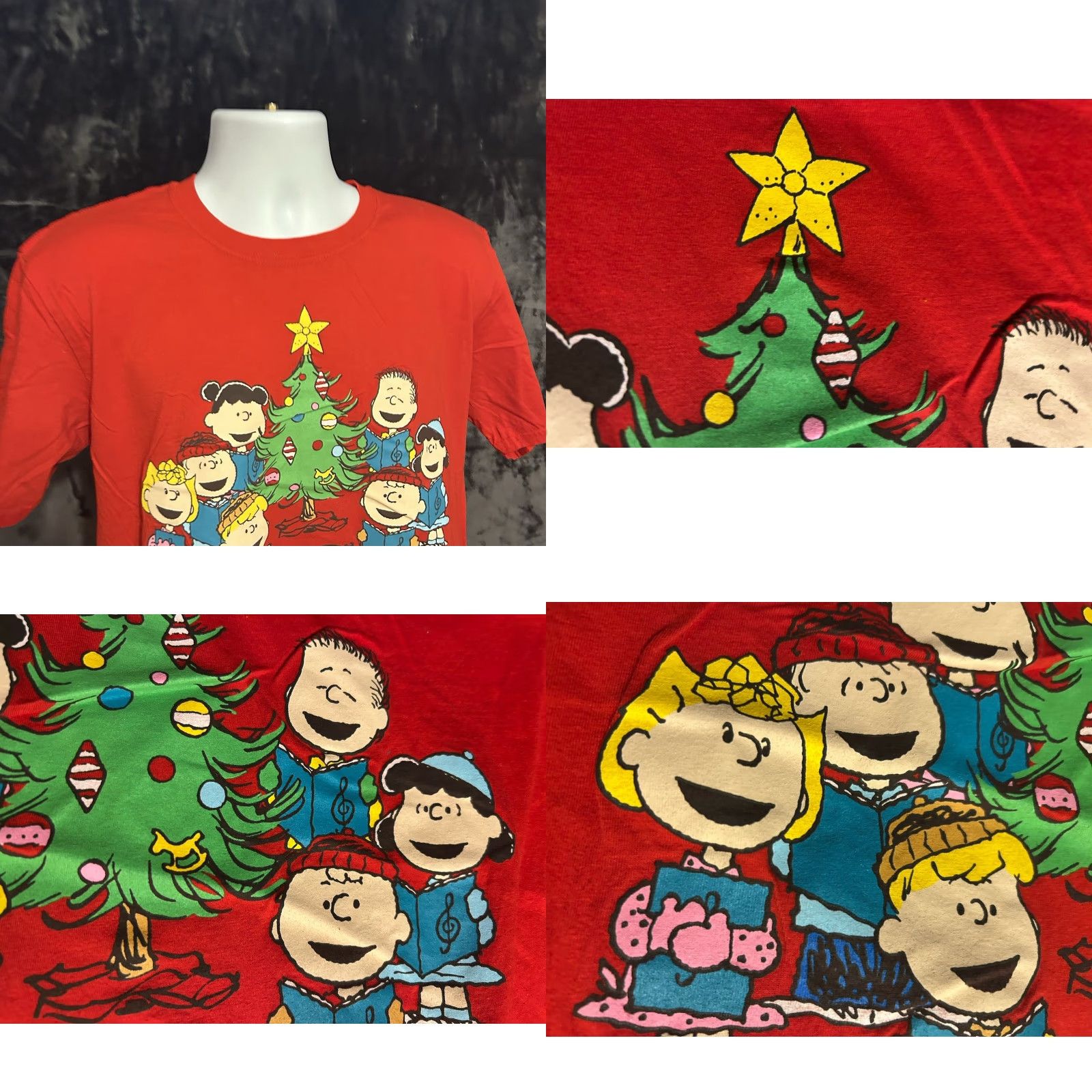 Peanuts Peanuts Christmas Shirt Men Large Red Short Sleeve Snoopy Charlie Brown Fast Shipping Thumbnail Ready Vintage: No Size US L / EU 52-54 / 3 - 8 Thumbnail