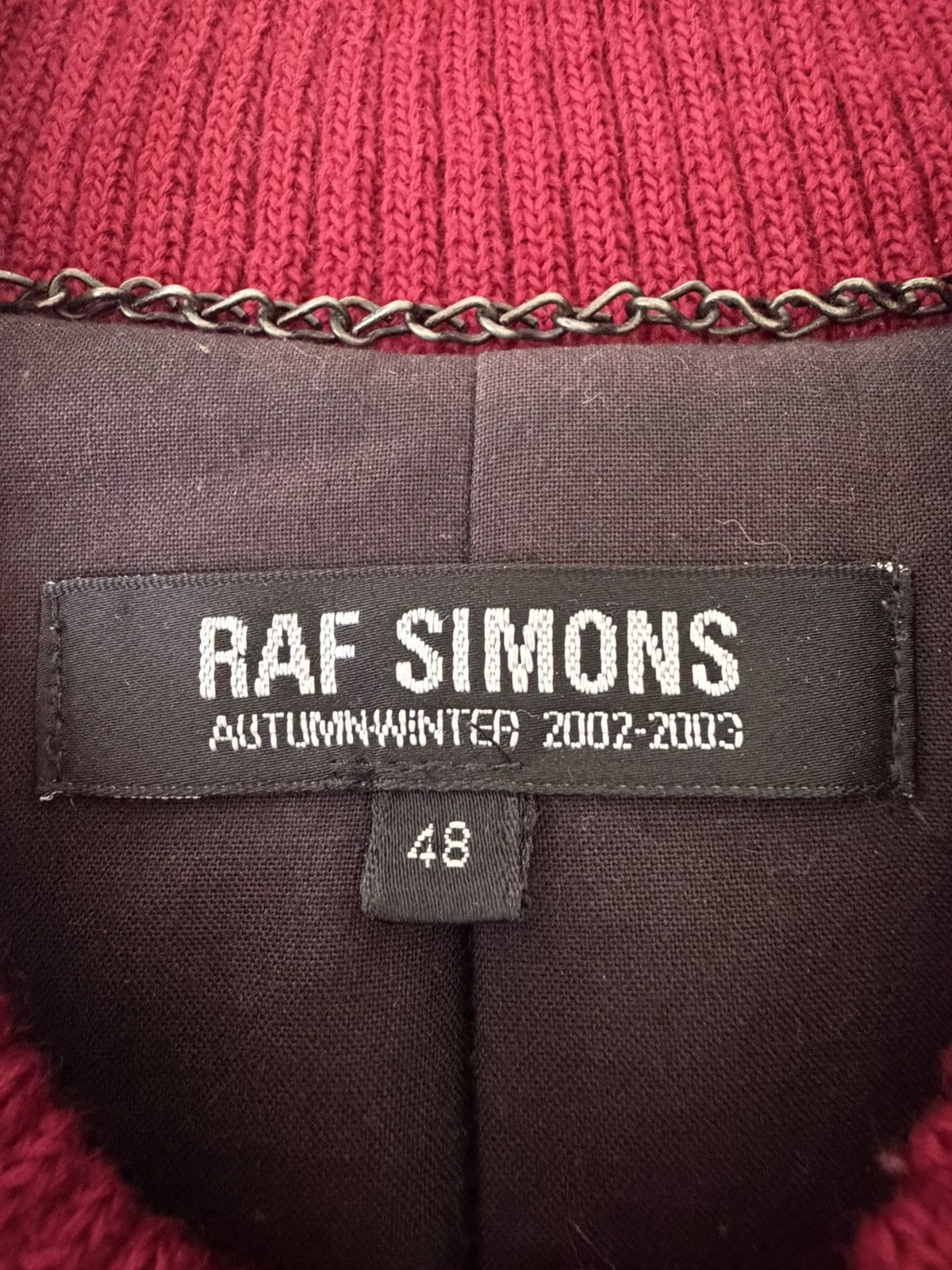 Raf Simons Raf Simons AW2002-2003 Virgina Creeper varsity jacket Size US L / EU 52-54 / 3 - 3 Thumbnail