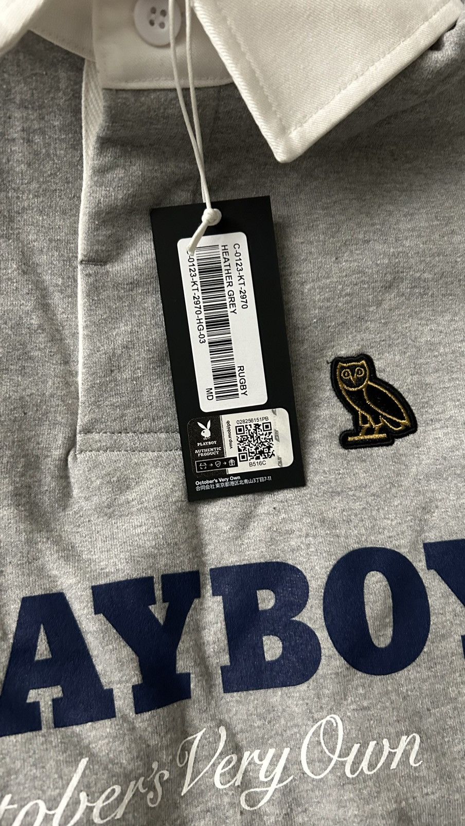 October's Very Own × Playboy OVO Playboy Rugby Polo Size US M / EU 48-50 / 2 - 8 Thumbnail
