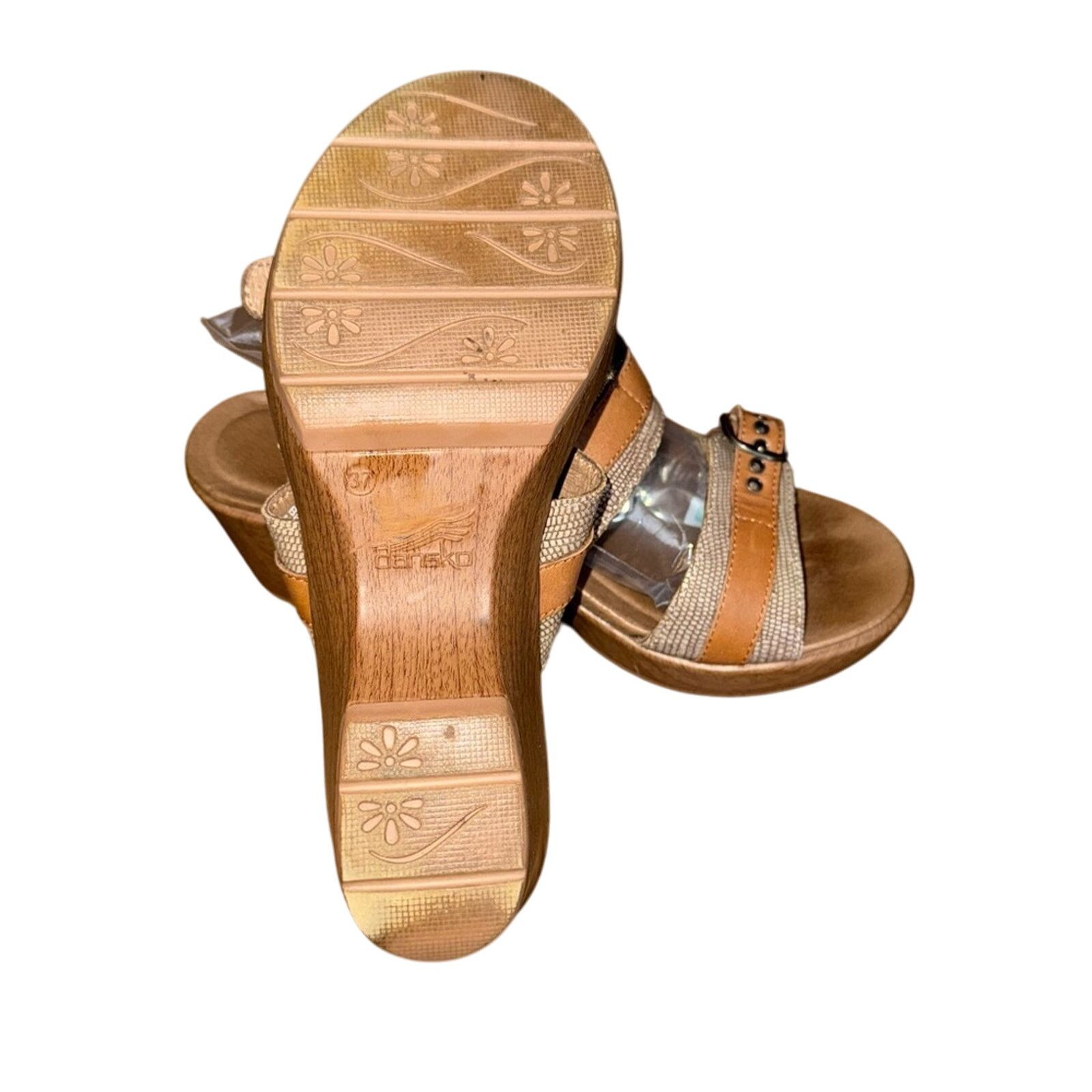 Dansko Dansko Wedge Sandals Size US 6.5 / IT 36.5 - 9 Thumbnail