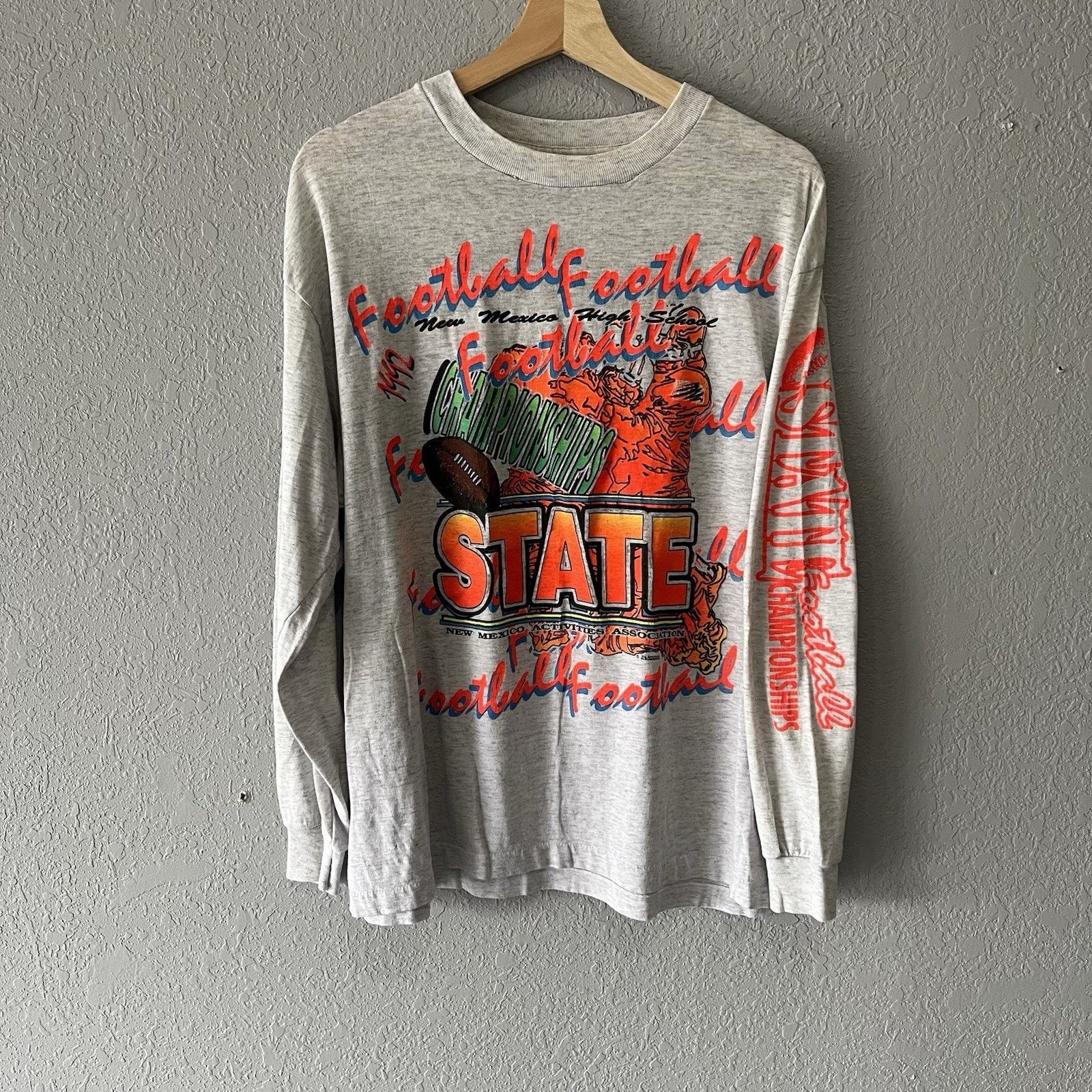 Vintage Vintage Mexico State Football Championship Tshirt Mens XL Lo Size US XL / EU 56 / 4 - 1 Thumbnail