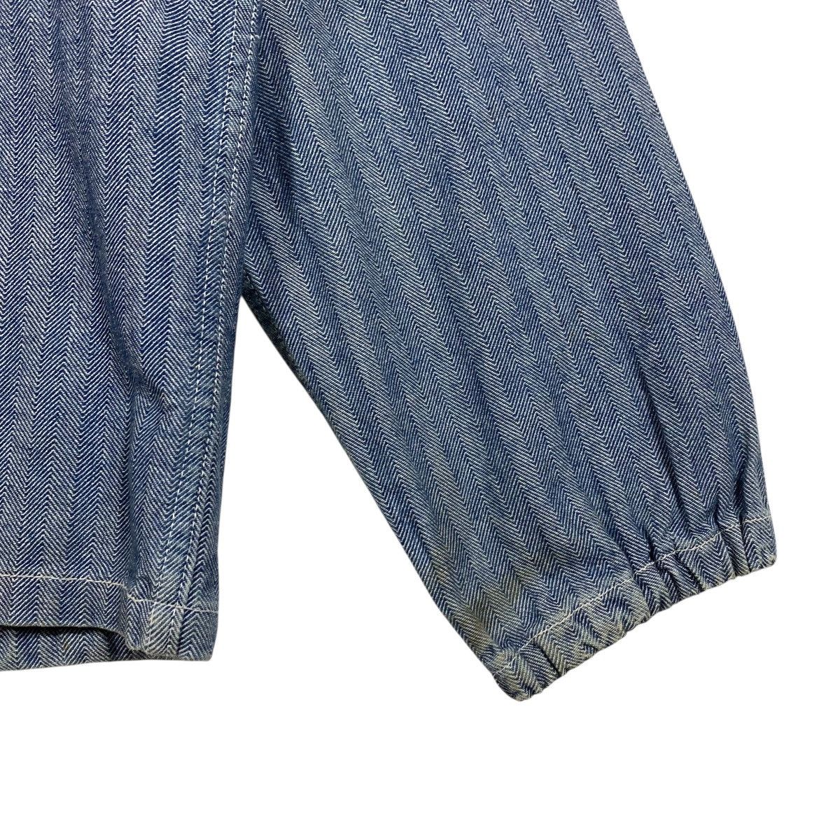 South2 West8 South2 West8 HBT Coach Jacket Blue Herringbone Twill Denim Size US M / EU 48-50 / 2 - 14 Thumbnail