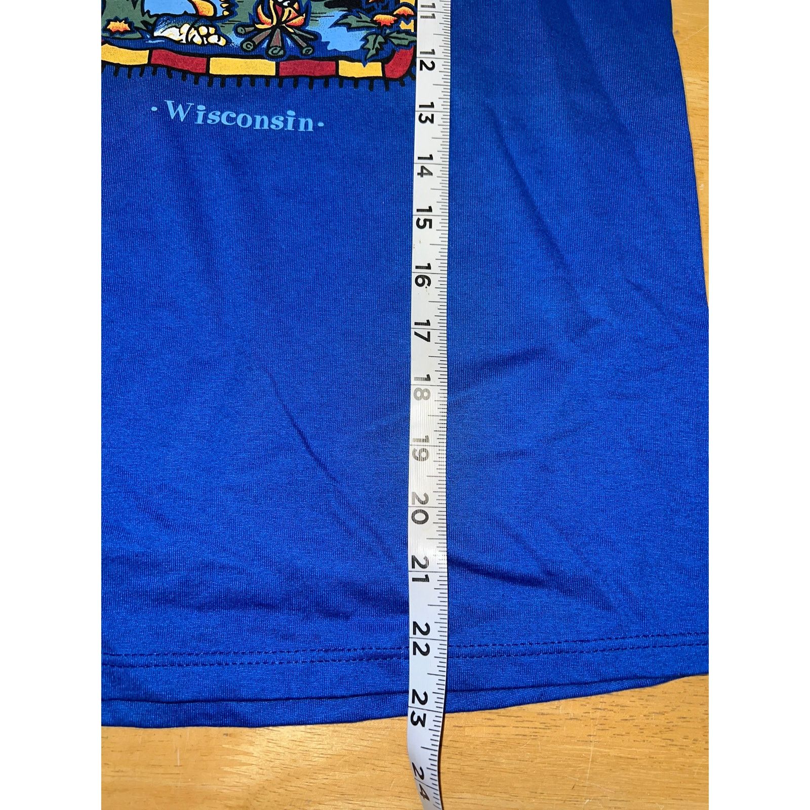 Jerzees Youth Wisconsin Shirt Door County Bears Campfire Top Tee M Size M / US 6-8 / IT 42-44 - 9 Thumbnail
