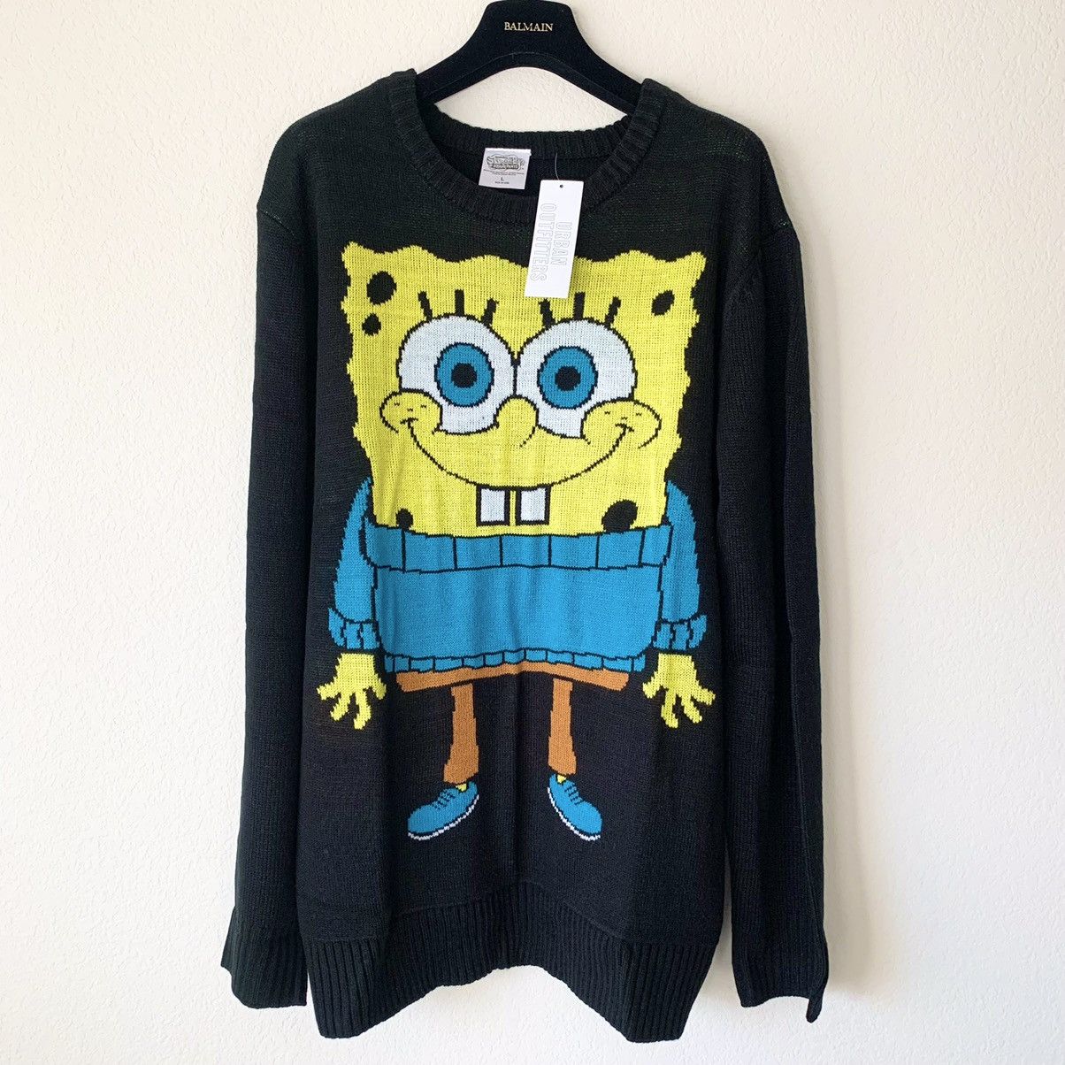 Nickelodeon × Urban Outfitters SpongeBob SquarePants thick knit sweater Size US L / EU 52-54 / 3 - 1 Thumbnail