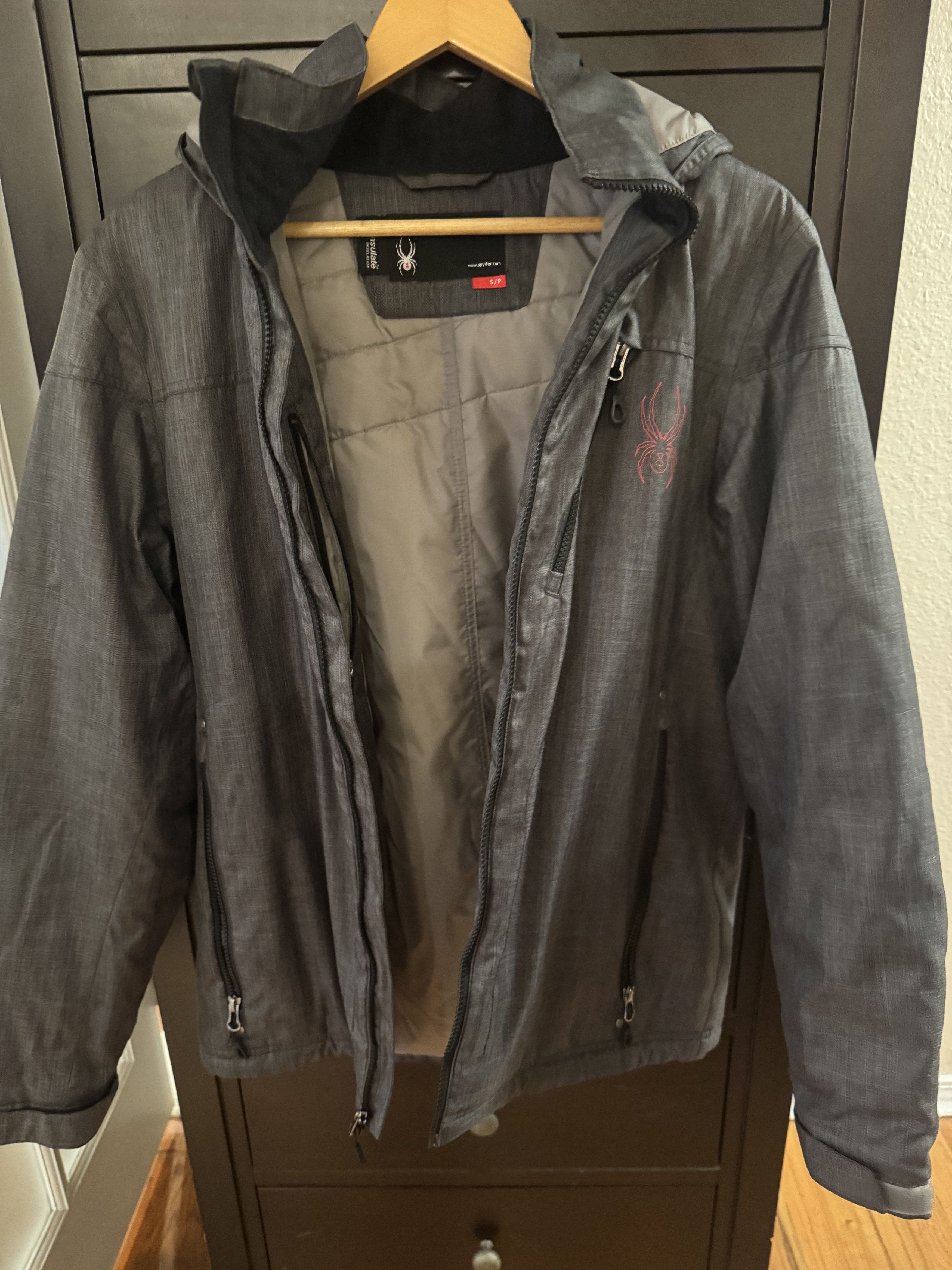 Spyder Spyder Ski Jacket. Light Grey. US Small Size US S / EU 44-46 / 1 - 1 Thumbnail