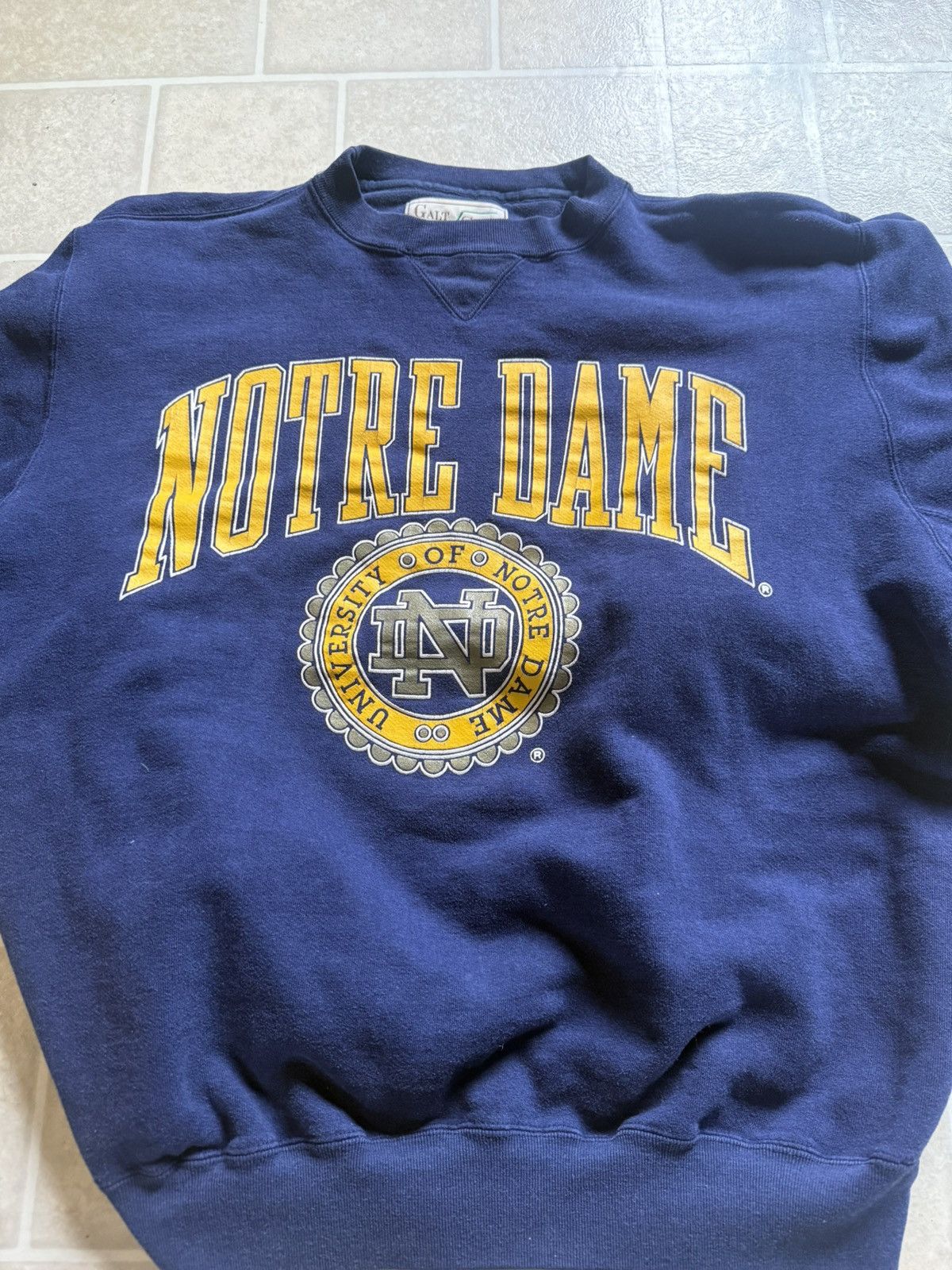 Galt Crew Vintage Notre Dame crew Size US L / EU 52-54 / 3 - 1 Thumbnail
