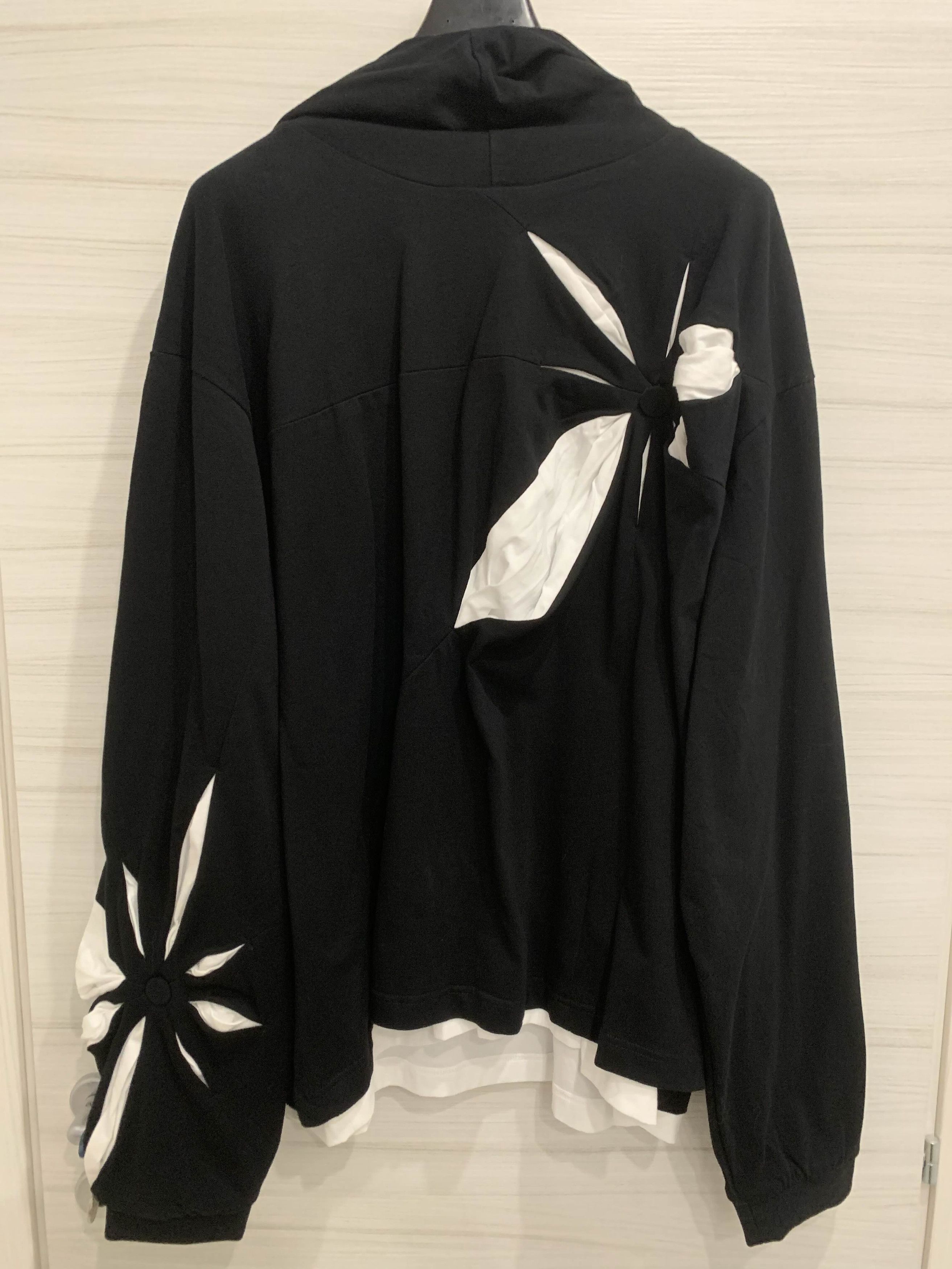 Kusikohc Kusikohc Origami pattern cotton hoodie - size XL Size US XL / EU 56 / 4 - 1 Thumbnail