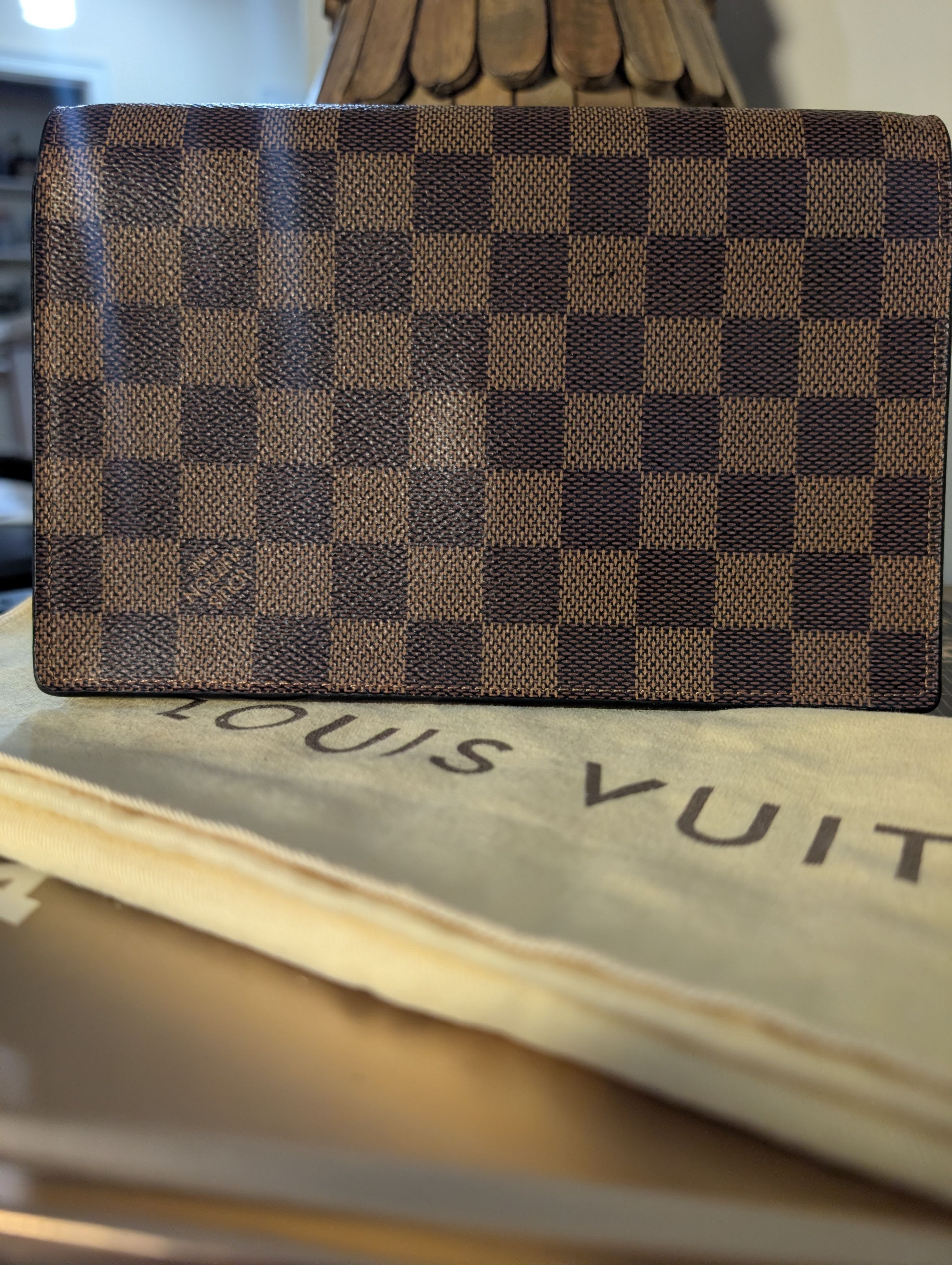 Louis Vuitton Louis Vuitton Vavin Damier Ebene Chain Crossbody Bag Black Size ONE SIZE - 17 Thumbnail