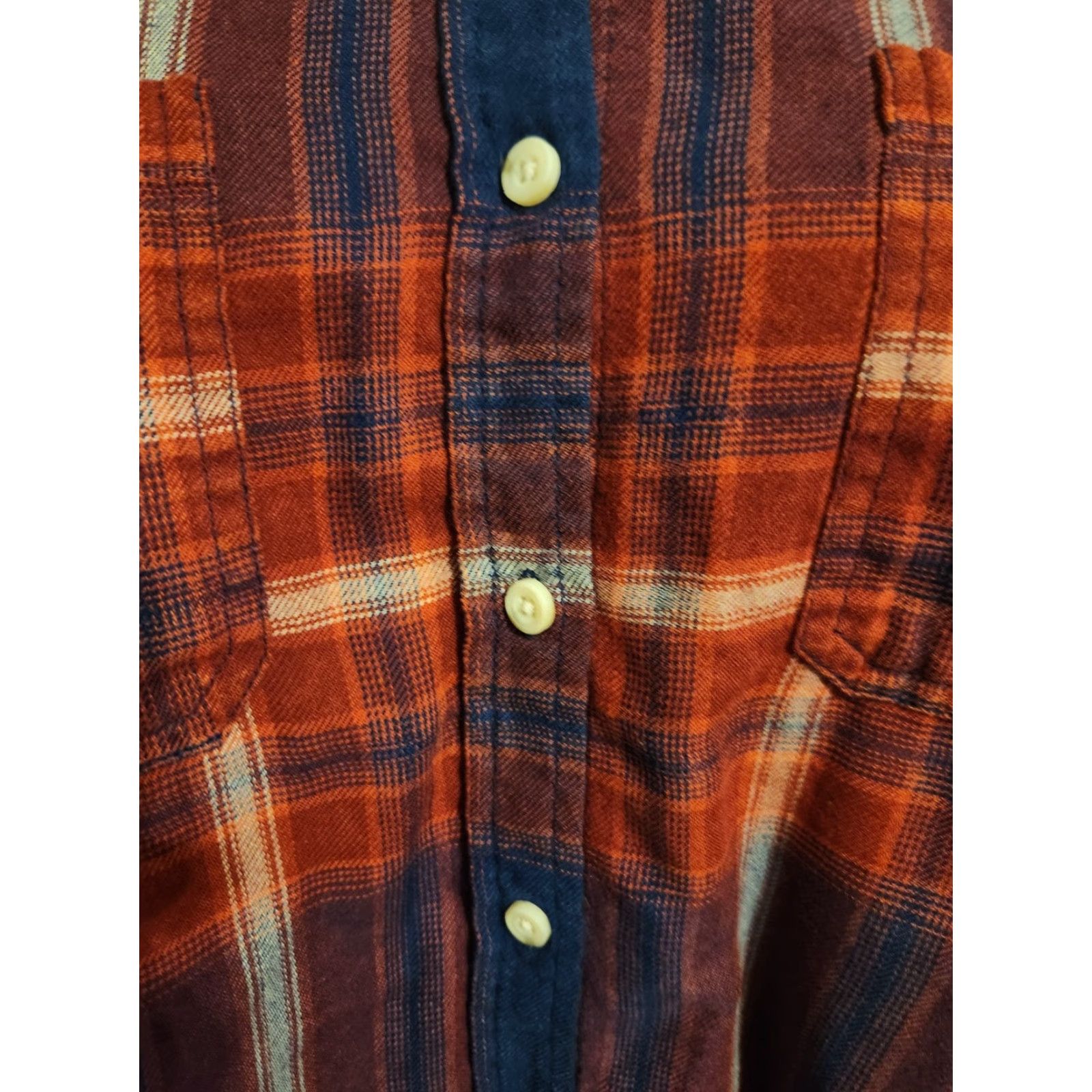 Mossimo Mossimo Flannel Shirt Womens XL Red Blue Plaid Button-Down Boyfriend Fit Top Size XL / US 12-14 / IT 48-50 - 2 Thumbnail