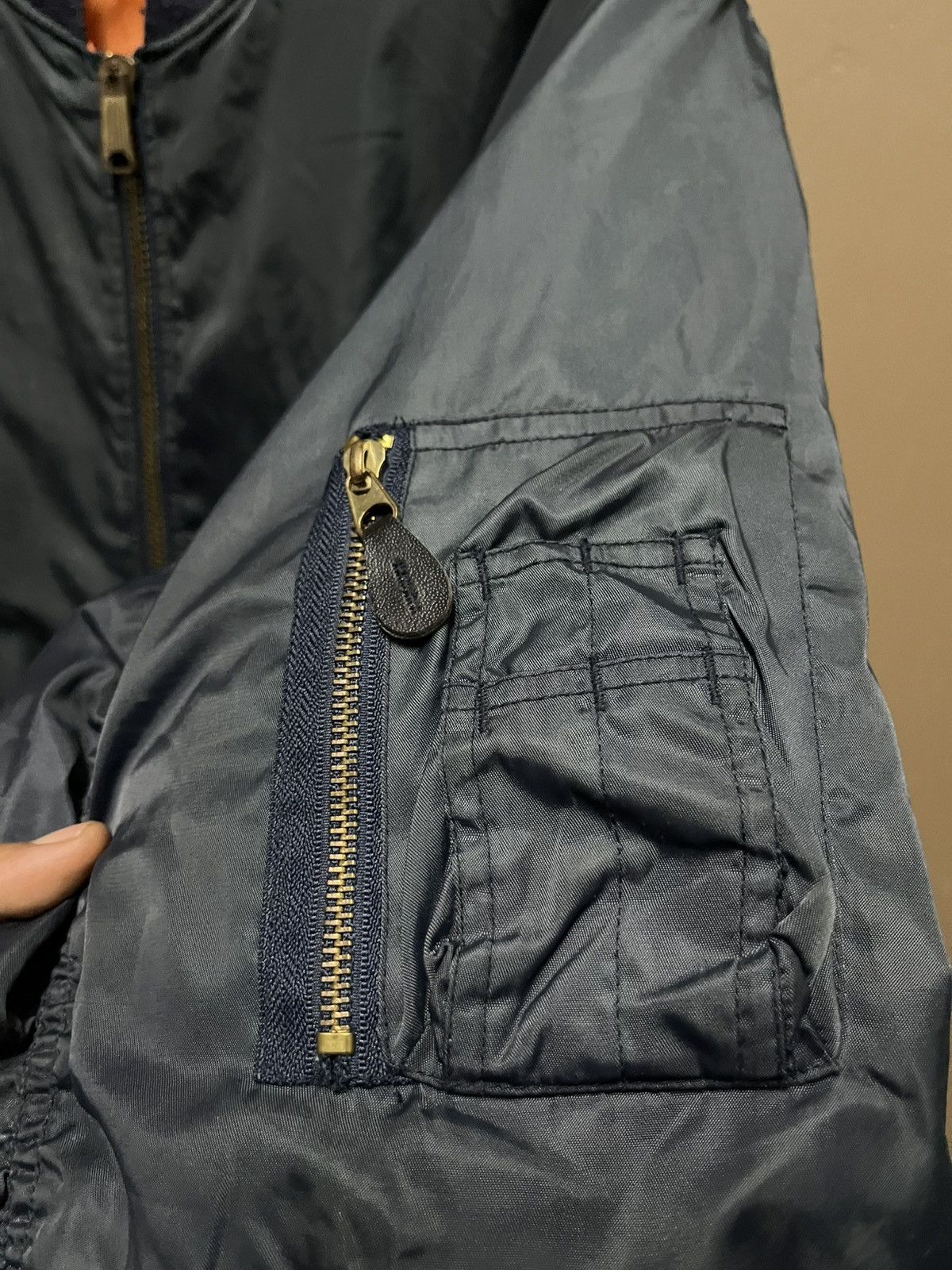 Other MA 1 Bombers Jacket navy flying jacket Size US L / EU 52-54 / 3 - 5 Thumbnail