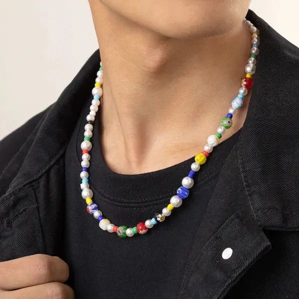 Other Handmade Bead Choker Y2K Necklace Size ONE SIZE - 3 Thumbnail