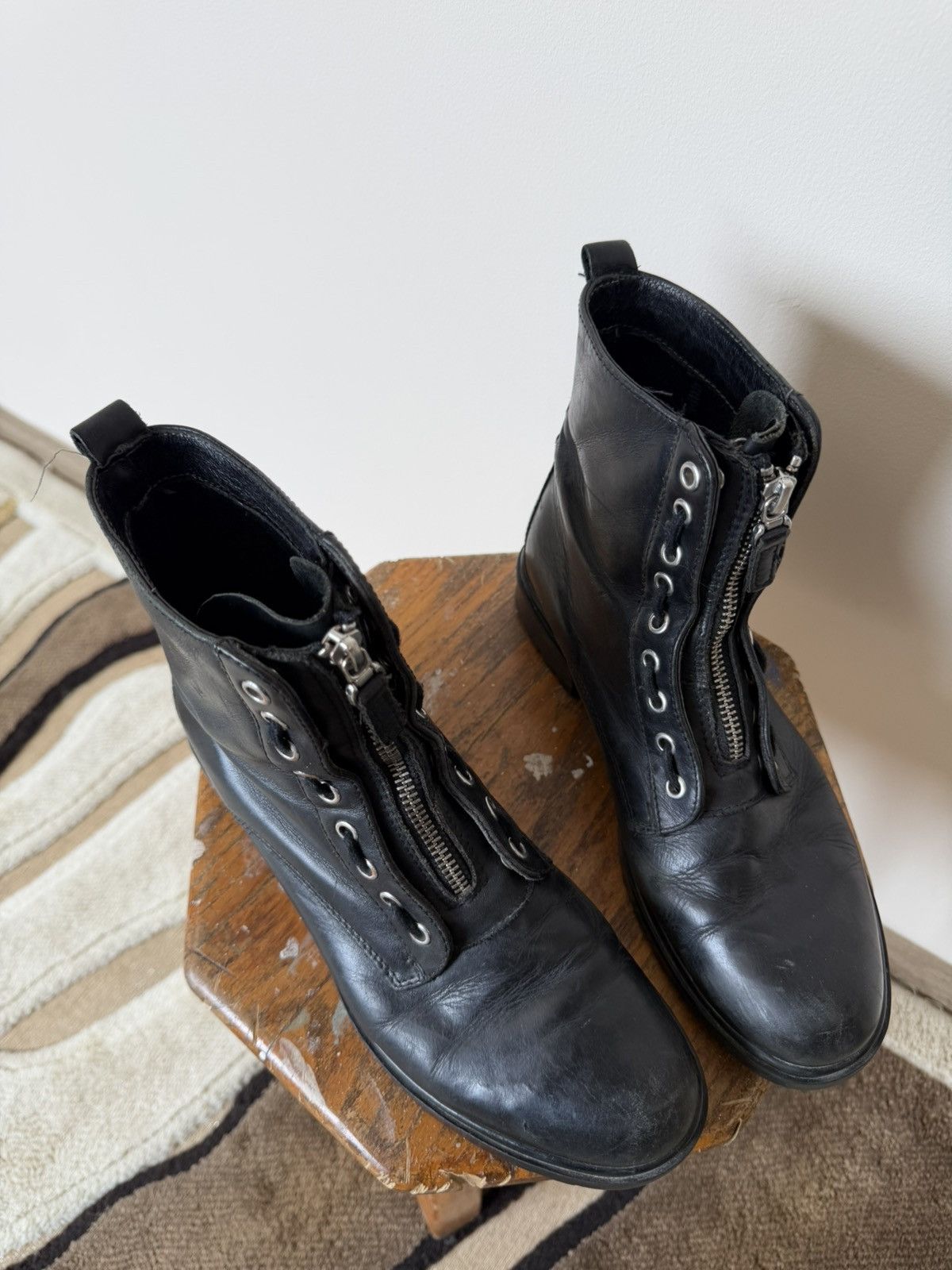 Western Rise Ankle boots guidi style desert western brown vintage style Size US 7 / IT 37 - 6 Thumbnail