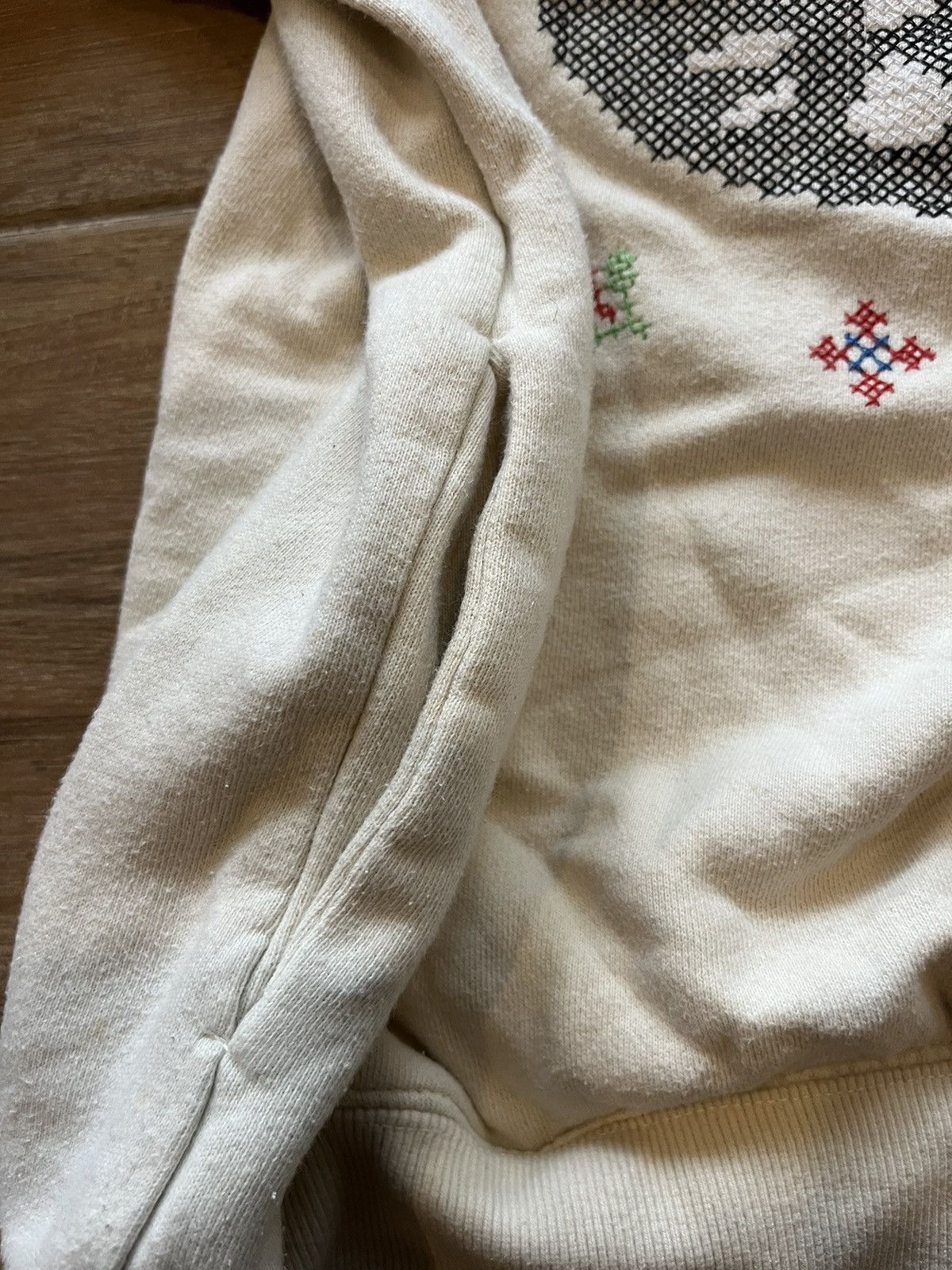 Issey Miyake × Japanese Brand × Ne-Net Ne-Net Cat Stitch Sweatshirt Size US S / EU 44-46 / 1 - 9 Thumbnail