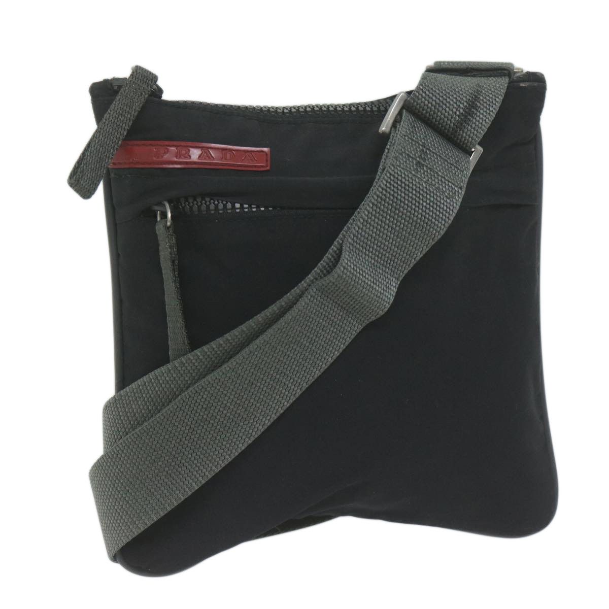 image of Prada Prada Sports Shoulder Bag Nylon Black Auth 63893, Women's