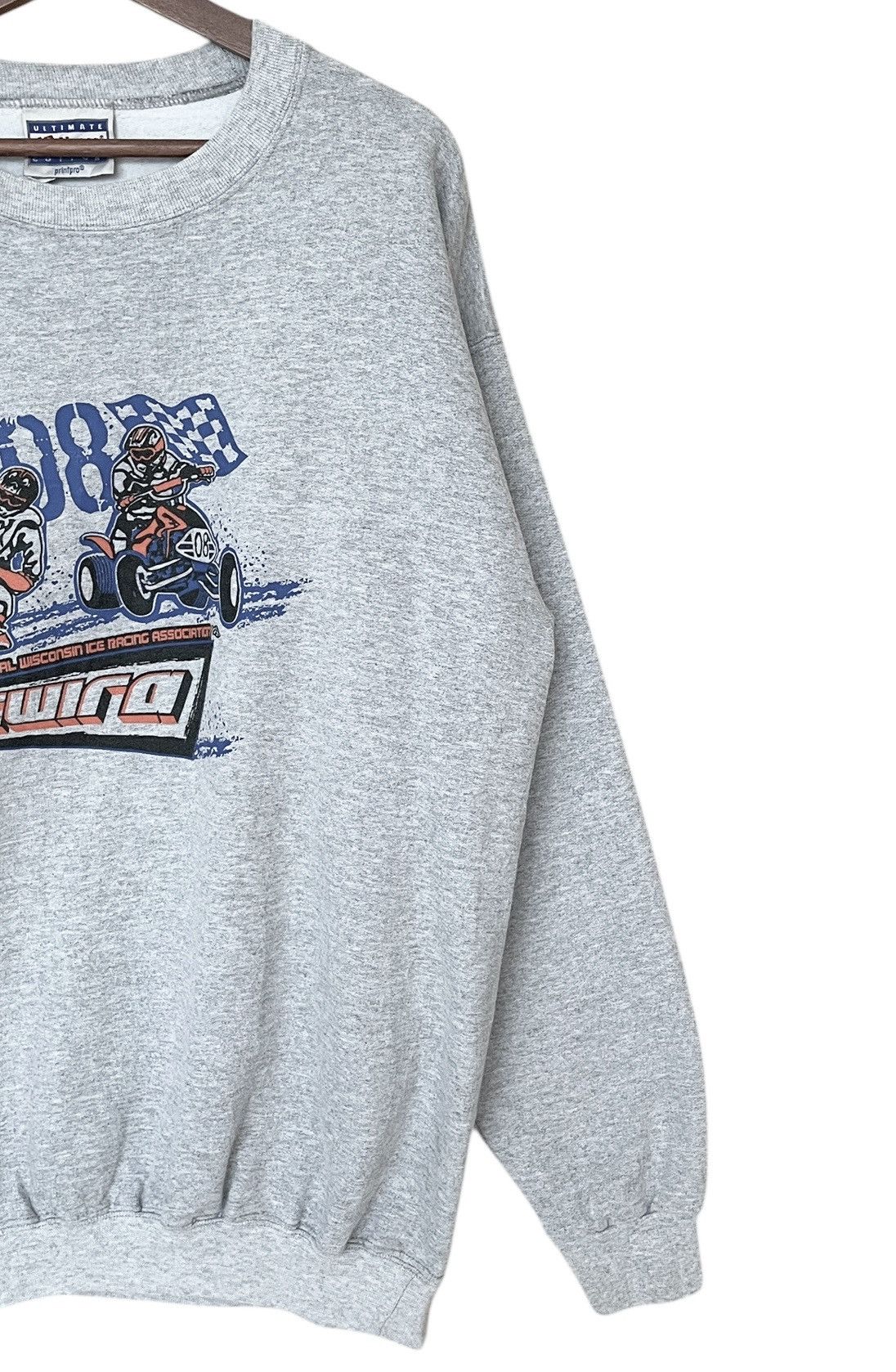 Hanes × Vintage Vintage Brand Hanes Motor Cross Sweatshirt 2000s Size US M / EU 48-50 / 2 - 4 Thumbnail