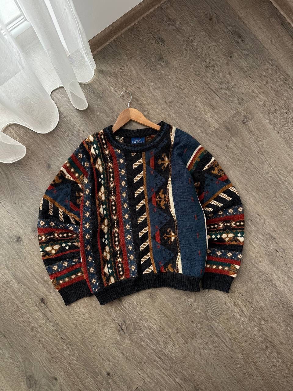 Carlo Colucci × Coogi × Vintage Vintage Coogi Style Knit Y2K Style Sweater Size US M / EU 48-50 / 2 - 1 Thumbnail