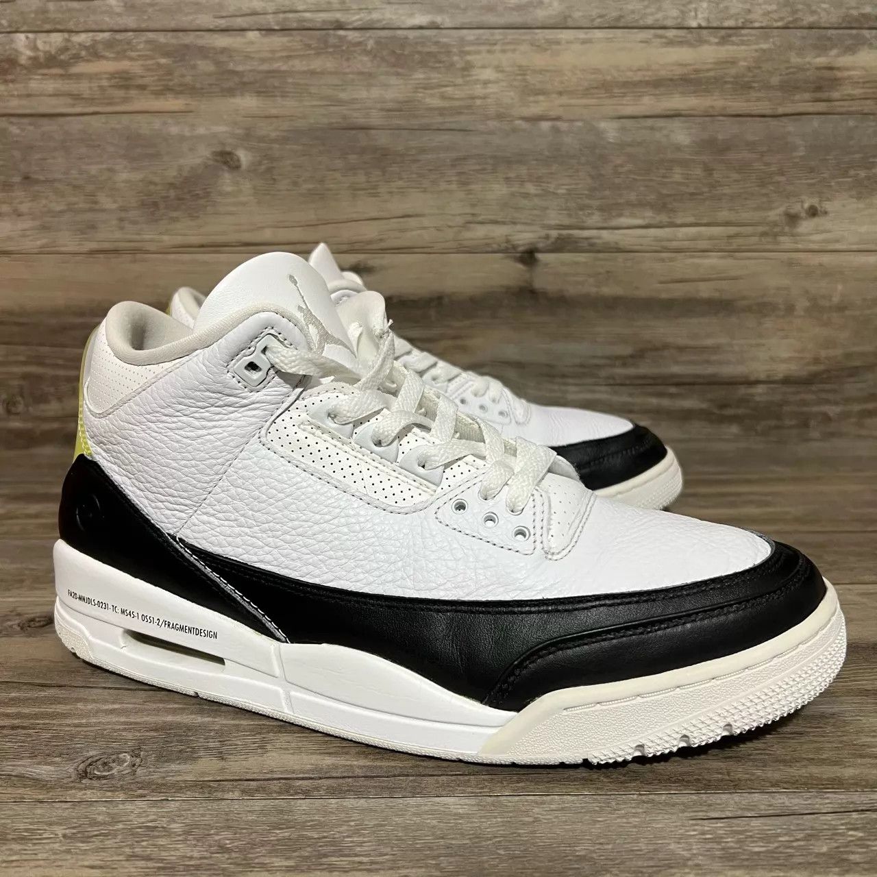 Nike Air Jordan 3 x Fragment Lightning Black/White 45 Size US 12 / EU 45 - 2 Thumbnail