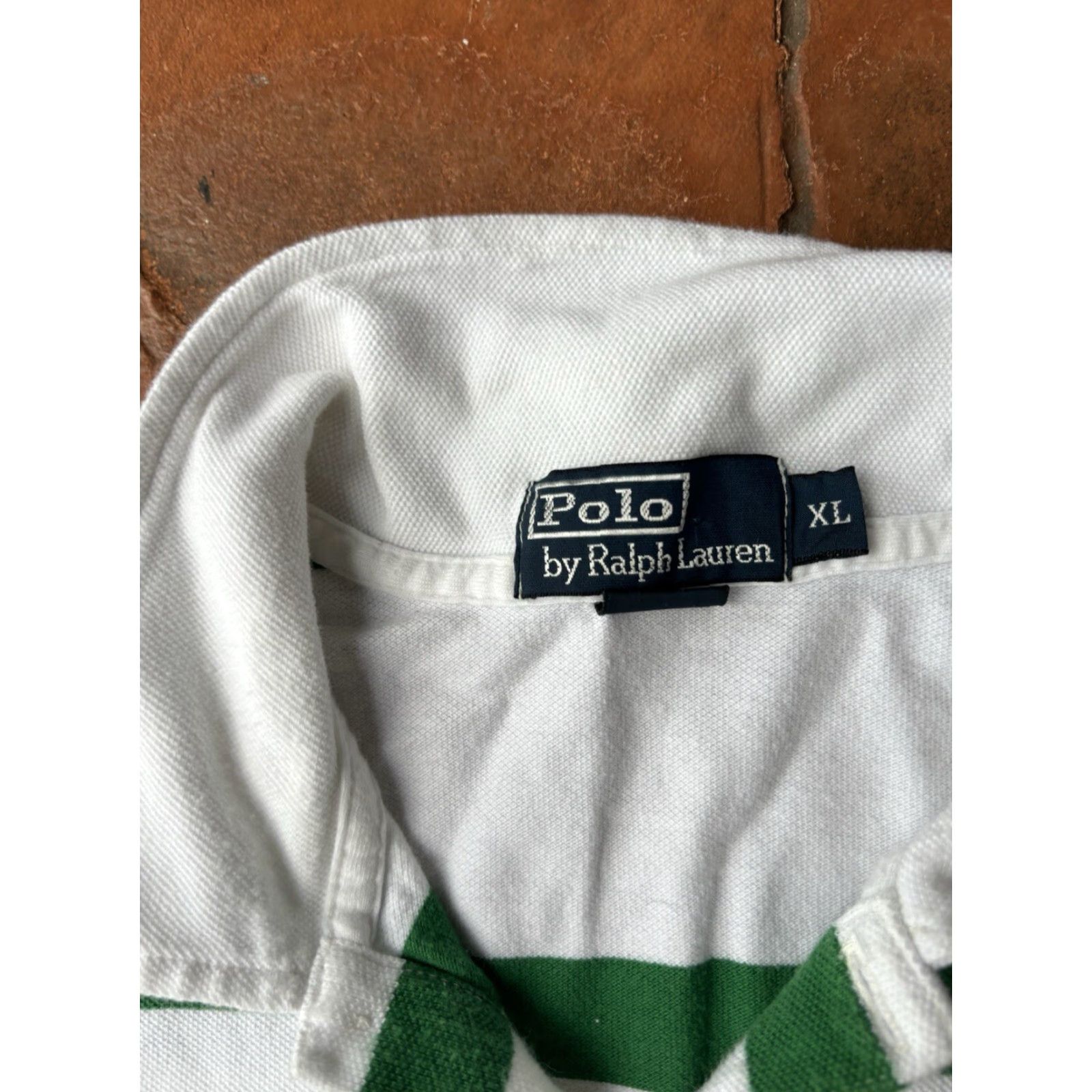 Polo Ralph Lauren VINTAGE Polo Ralph Lauren Yacht Club Striped Polo Shirt Mens XL Size US XL / EU 56 / 4 - 2 Thumbnail