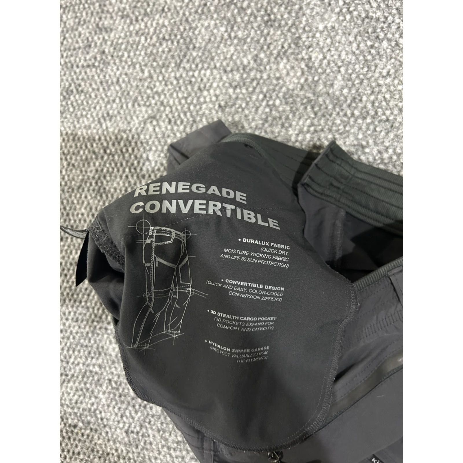 Vintage Kuhl Renegade Convertible Shorts Mens 32 Gray Cargo Quick Dry Stretch Hiking Size US 32 / EU 48 - 7 Thumbnail