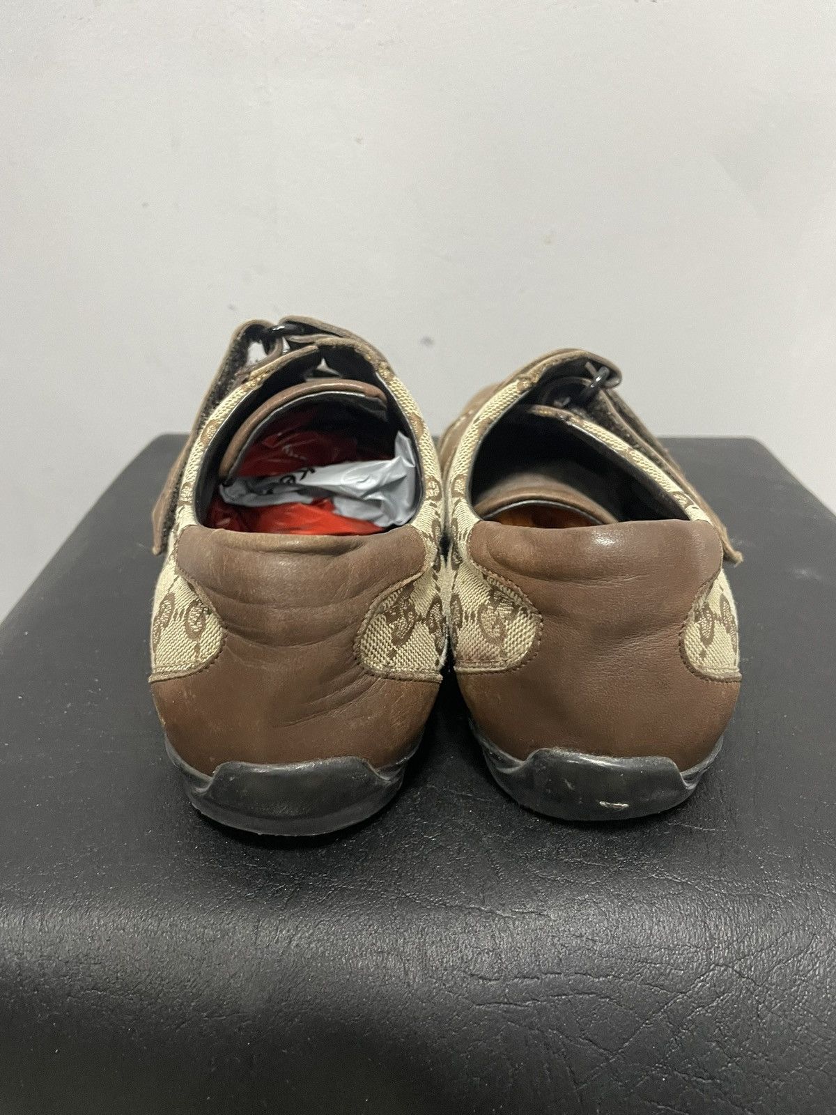 Gucci Gucci monogram retro low sneakers archive 2000s Size US 5.5 / EU 38 - 4 Thumbnail