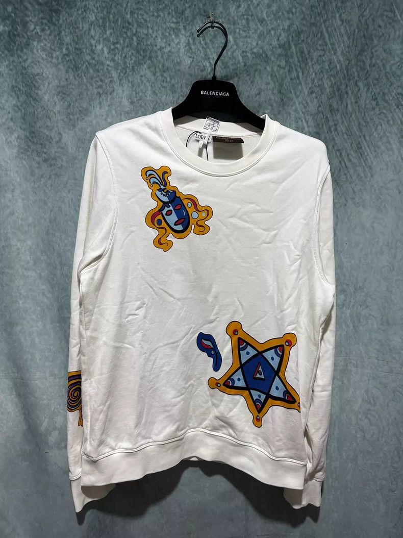 Loewe loewe Wool knit embroidered logo cardigan 2506-Nextarrow Size US S / EU 44-46 / 1 - 1 Thumbnail