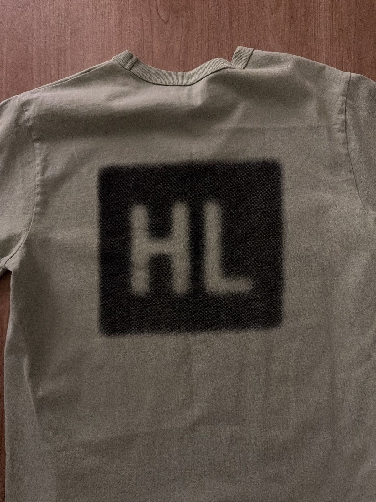 Helmut Lang Helmut Lang Blur Logo Tee Size US M / EU 48-50 / 2 - 4 Thumbnail