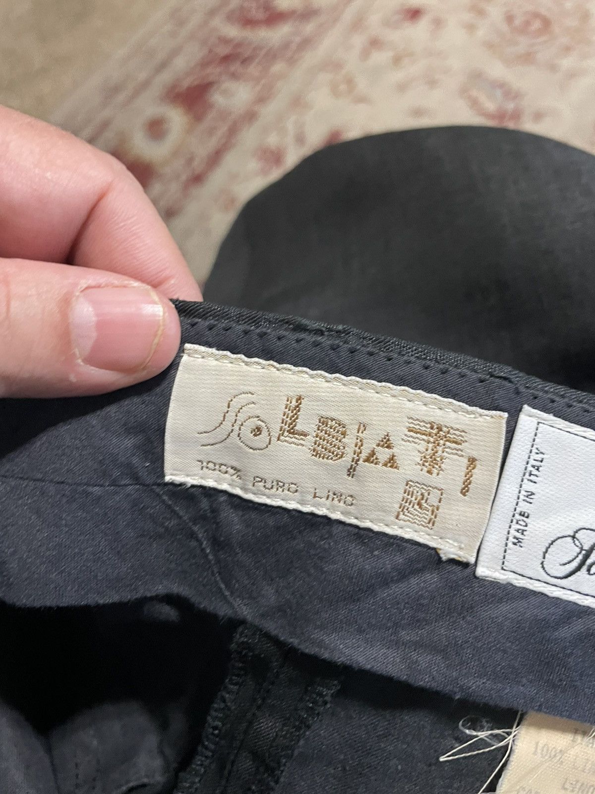 Saks Fifth Avenue Mondo Linen Pleated pants Size US 38 / EU 54 - 10 Thumbnail
