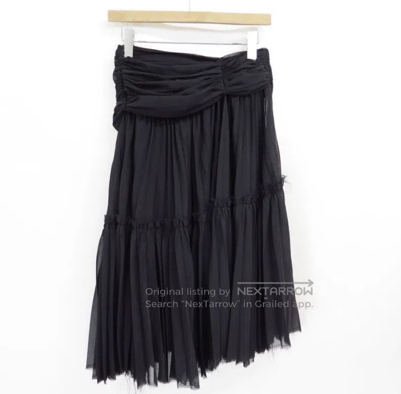 Comme des Garcons Comme Des Garcons size S Pleated decoration half skirt Size 23" - 1 Thumbnail