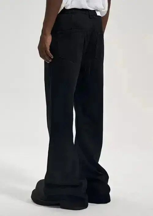 Japanese Brand × Jean Black yuppie cleanfit flared jeans Size US 32 / EU 48 - 2 Thumbnail