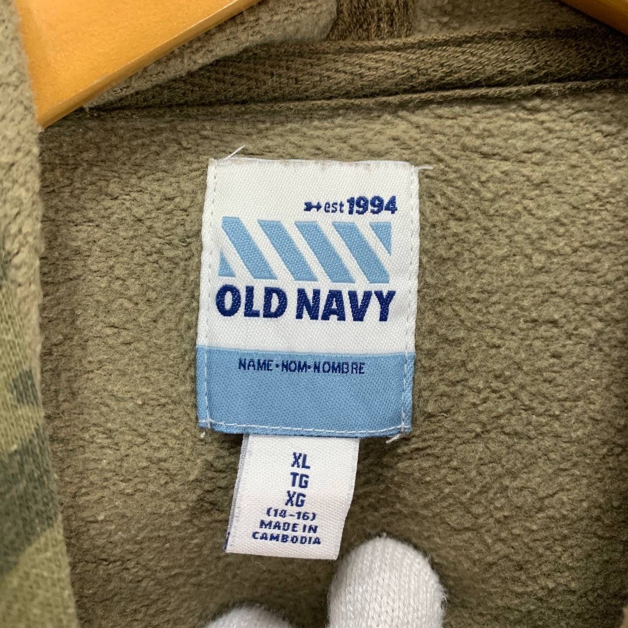Old Navy OLD NAVY Camouflage Zipper Hoodie #2400-12 Size S / US 4 / IT 40 - 5 Thumbnail