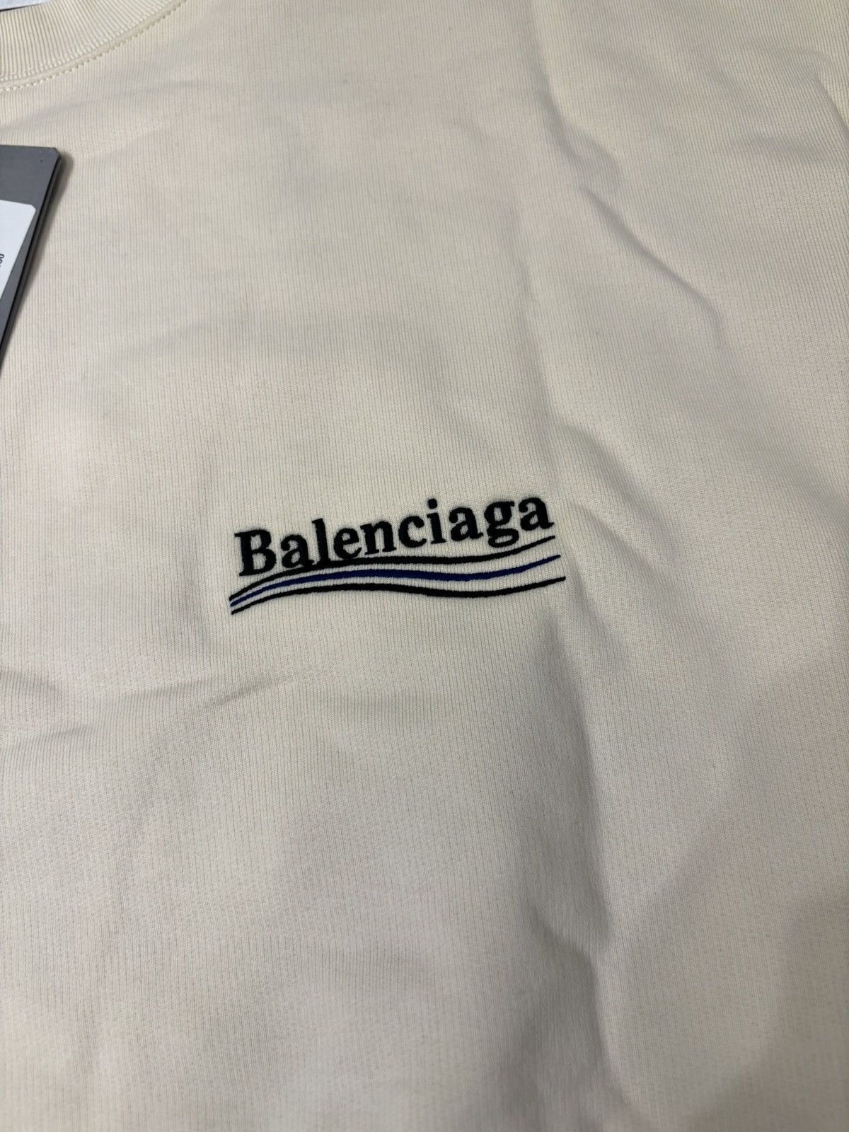 Balenciaga Campaign Embroidered Logo Crewneck Size US S / EU 44-46 / 1 - 3 Thumbnail
