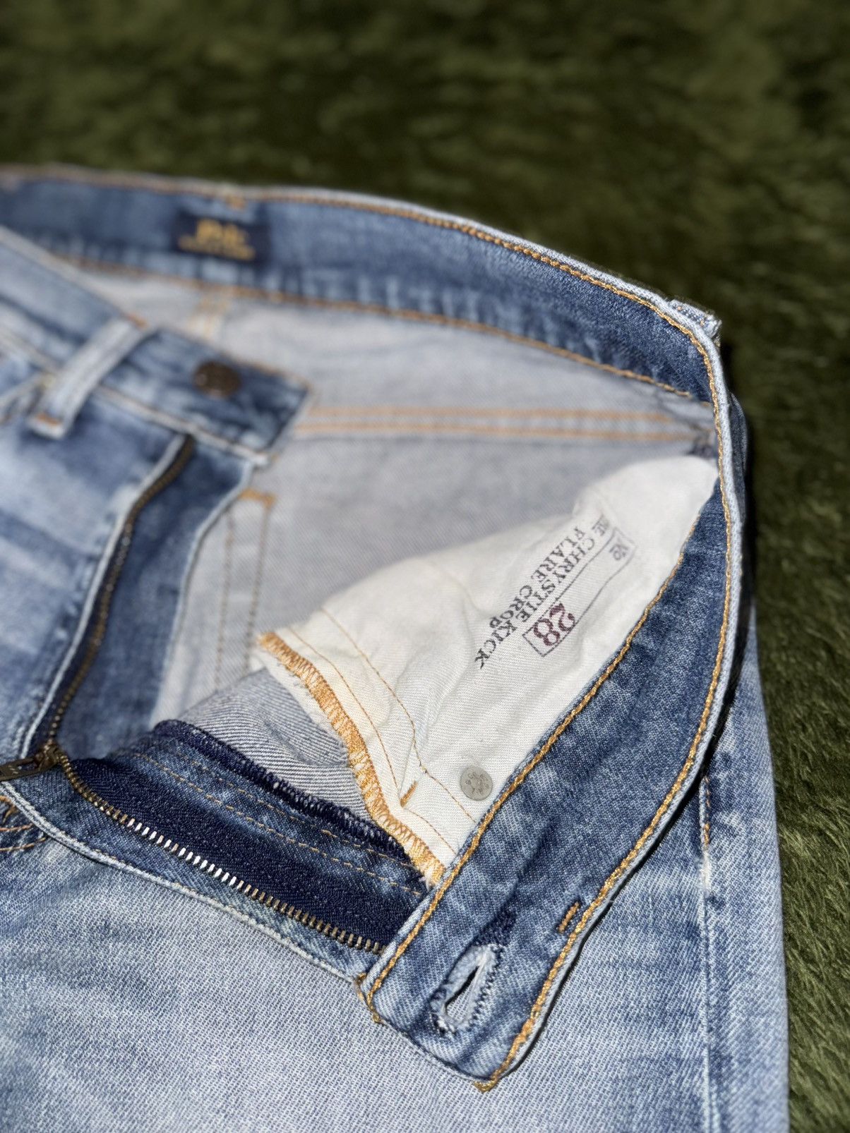 Polo Ralph Lauren [28] Polo Ralph Lauren Japan Cut-Off Vintage Washed Denim Size US 28 / EU 44 - 3 Thumbnail