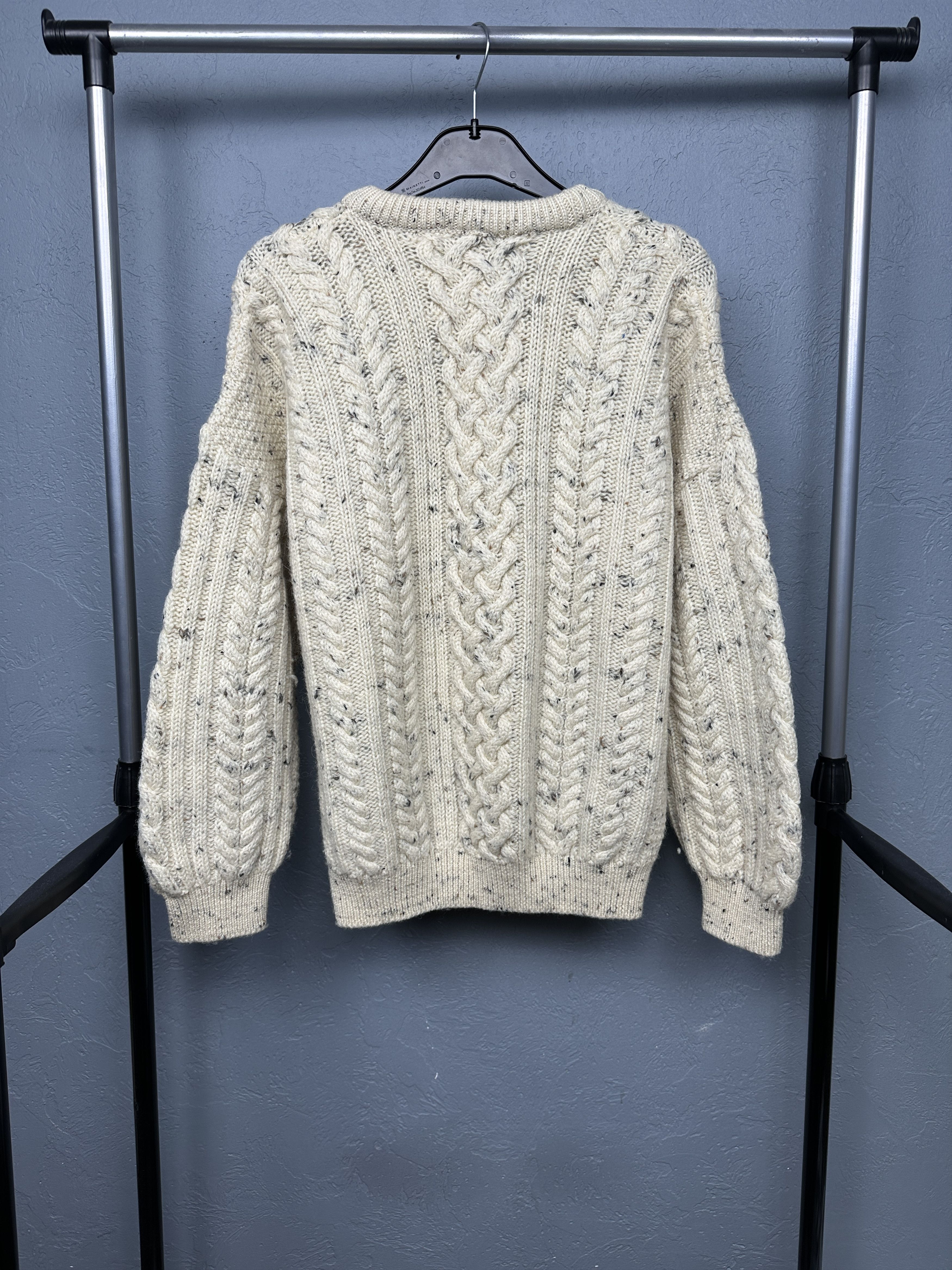 Vintage Country Scene Womens British 100% Wool Knit Sweater Size L / US 10 / IT 46 - 5 Thumbnail