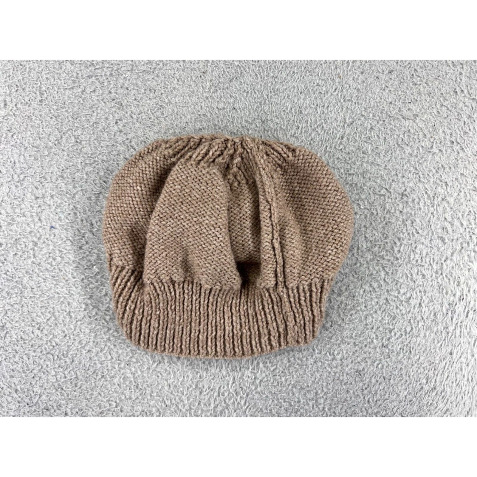 Vintage Vintage Beanie Womens Knit Acrylic Black Solid Ski Casual Winter Fall Spring Size ONE SIZE - 3 Thumbnail