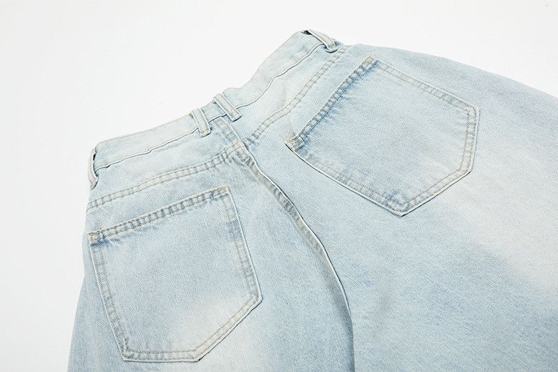 Jean High street American straight wide-leg oversized jeans Size US 32 / EU 48 - 5 Thumbnail