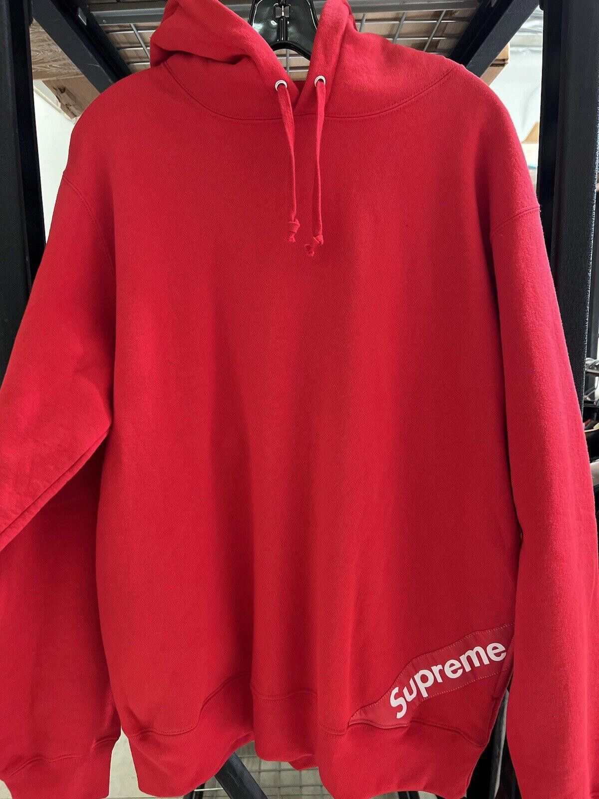 Supreme SS18 SUPREME CORNER LABEL HOODED SWEATSHIRT HOODIE Size US L / EU 52-54 / 3 - 2 Thumbnail