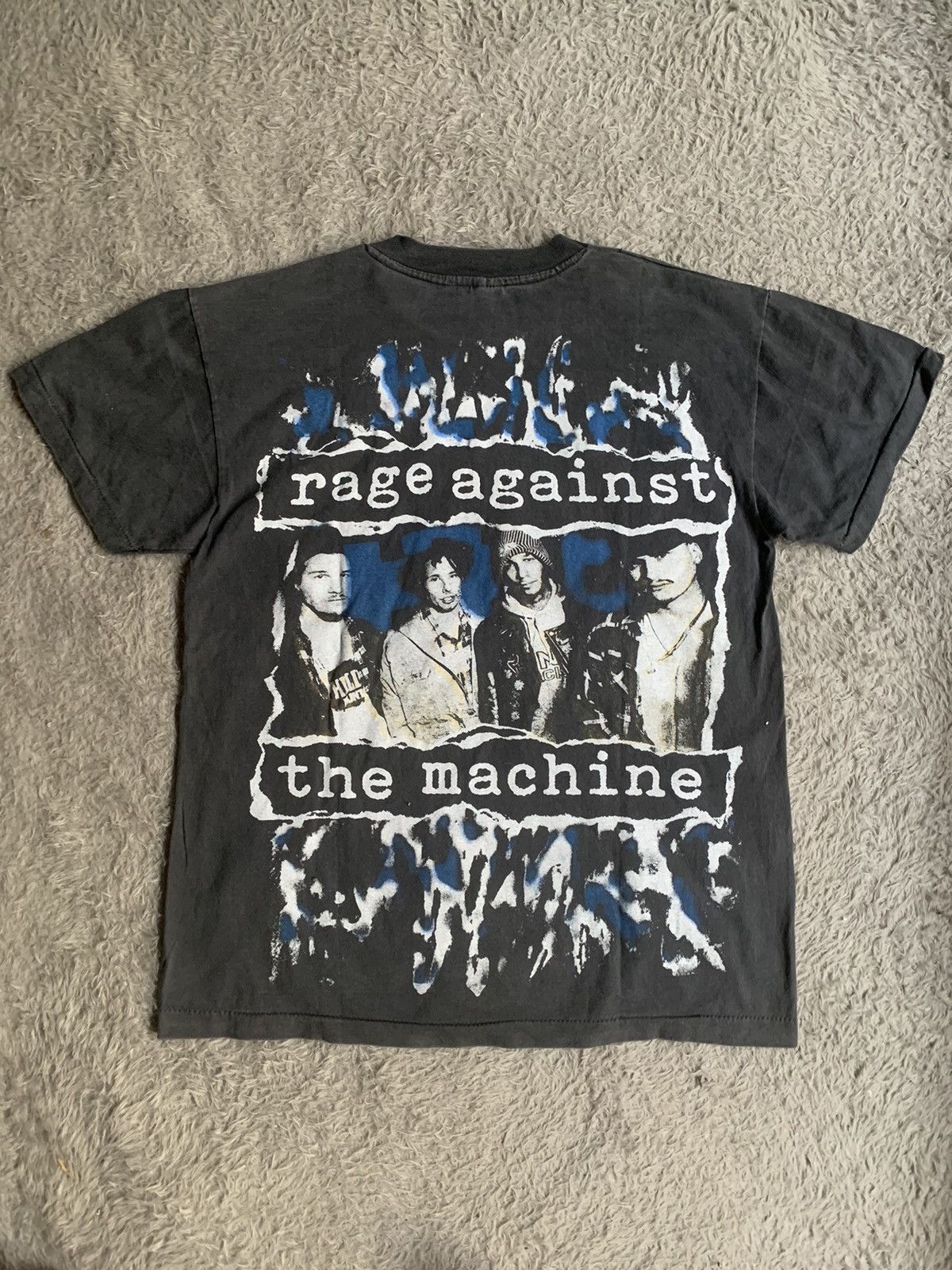 Band Tees Bootleg Ratm Rage Againt the Machine big print tee Size US L / EU 52-54 / 3 - 8 Thumbnail
