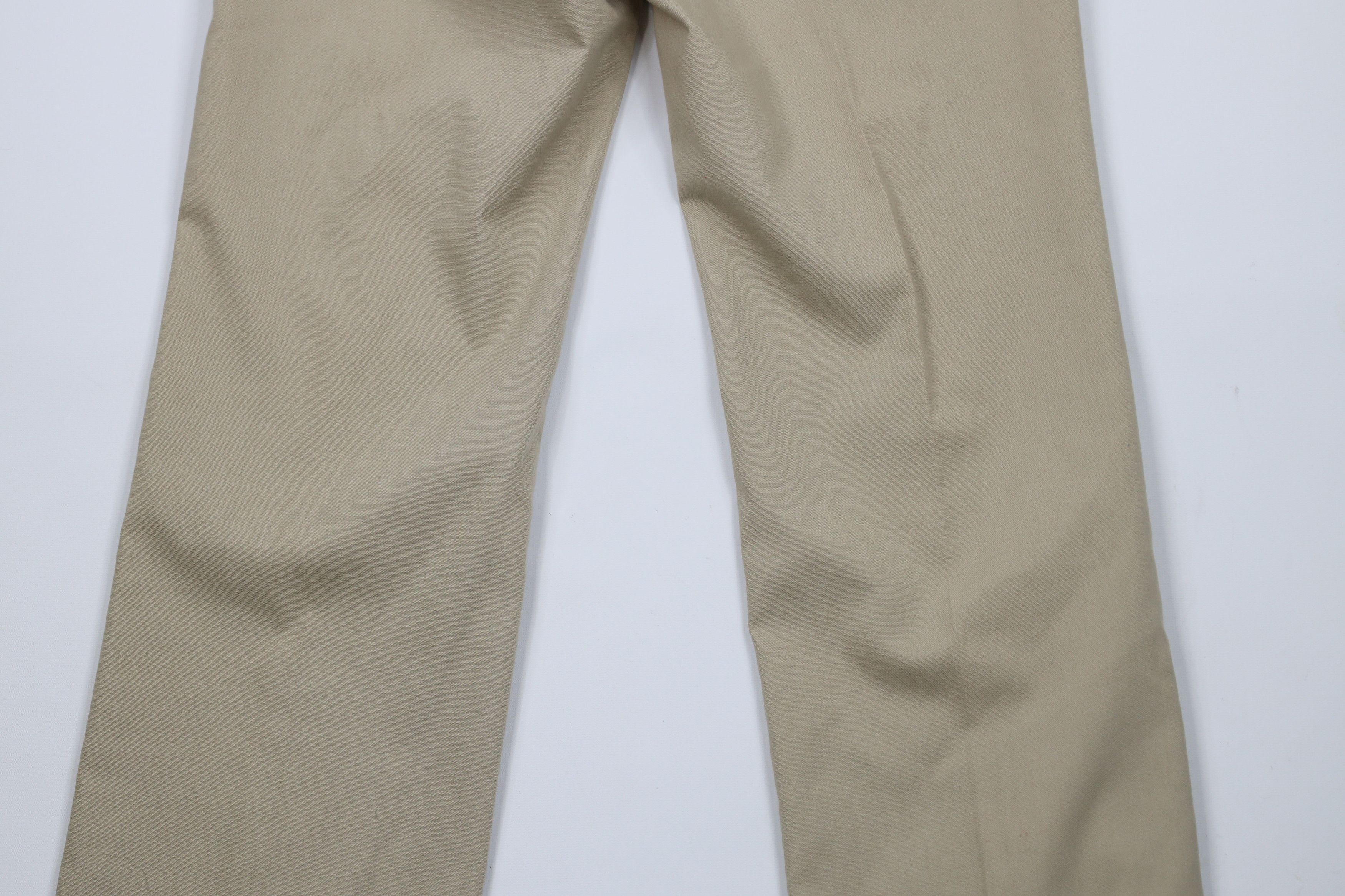 Vintage Vintage 70s Streetwear Wide Leg Chino Pants Trousers Beige Size US 32 / EU 48 - 11 Thumbnail