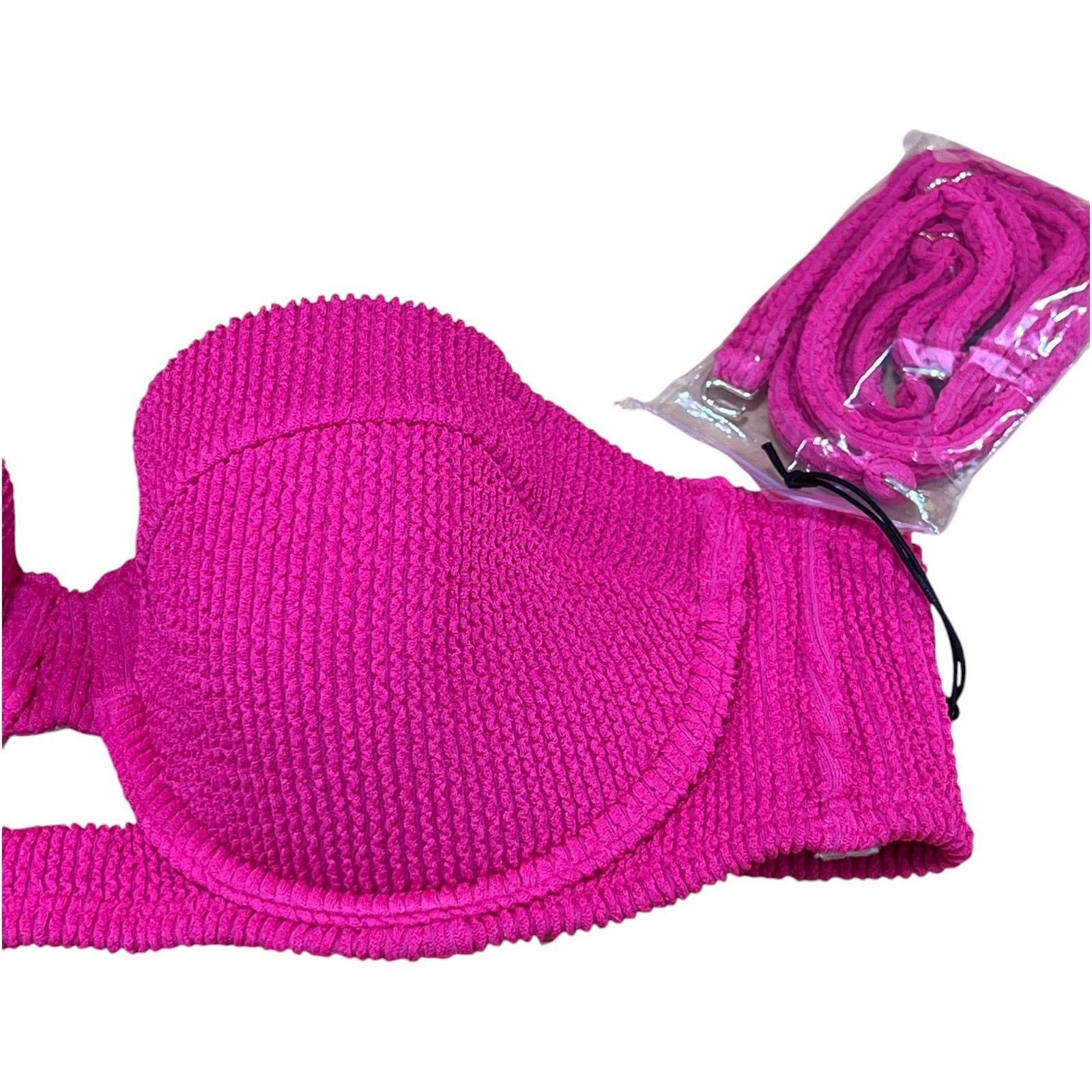 Other Shade & Shore - Women's Pucker Textured Light Lift Bandeau B Size ONE SIZE - 17 Thumbnail