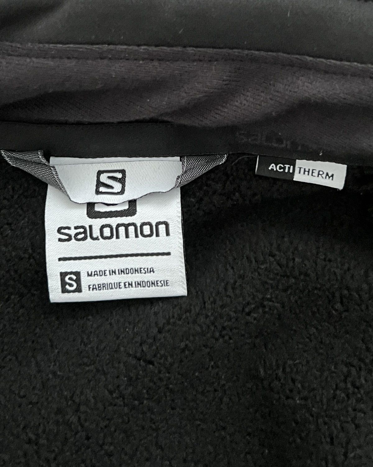 Salomon Salomon Acti-Therm Windproof Softshell Fleece Lined Jacket Size US S / EU 44-46 / 1 - 4 Thumbnail