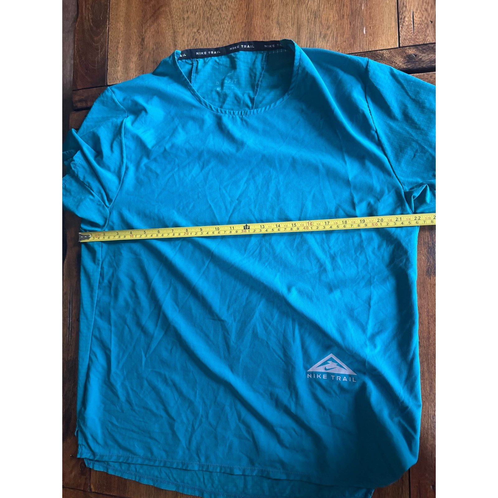 Nike Nike Trail Dri-FIT Running Shirt Teal L Lightweight Athletic Size US L / EU 52-54 / 3 - 6 Thumbnail