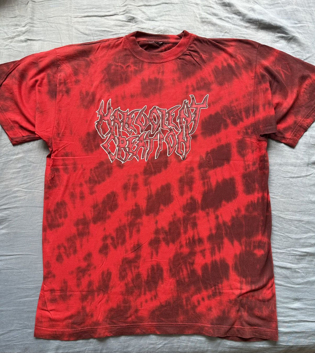 Band Tees Malevolent Creation vintage 2000-s tie-dye T-shirt Size US L / EU 52-54 / 3 - 1 Thumbnail