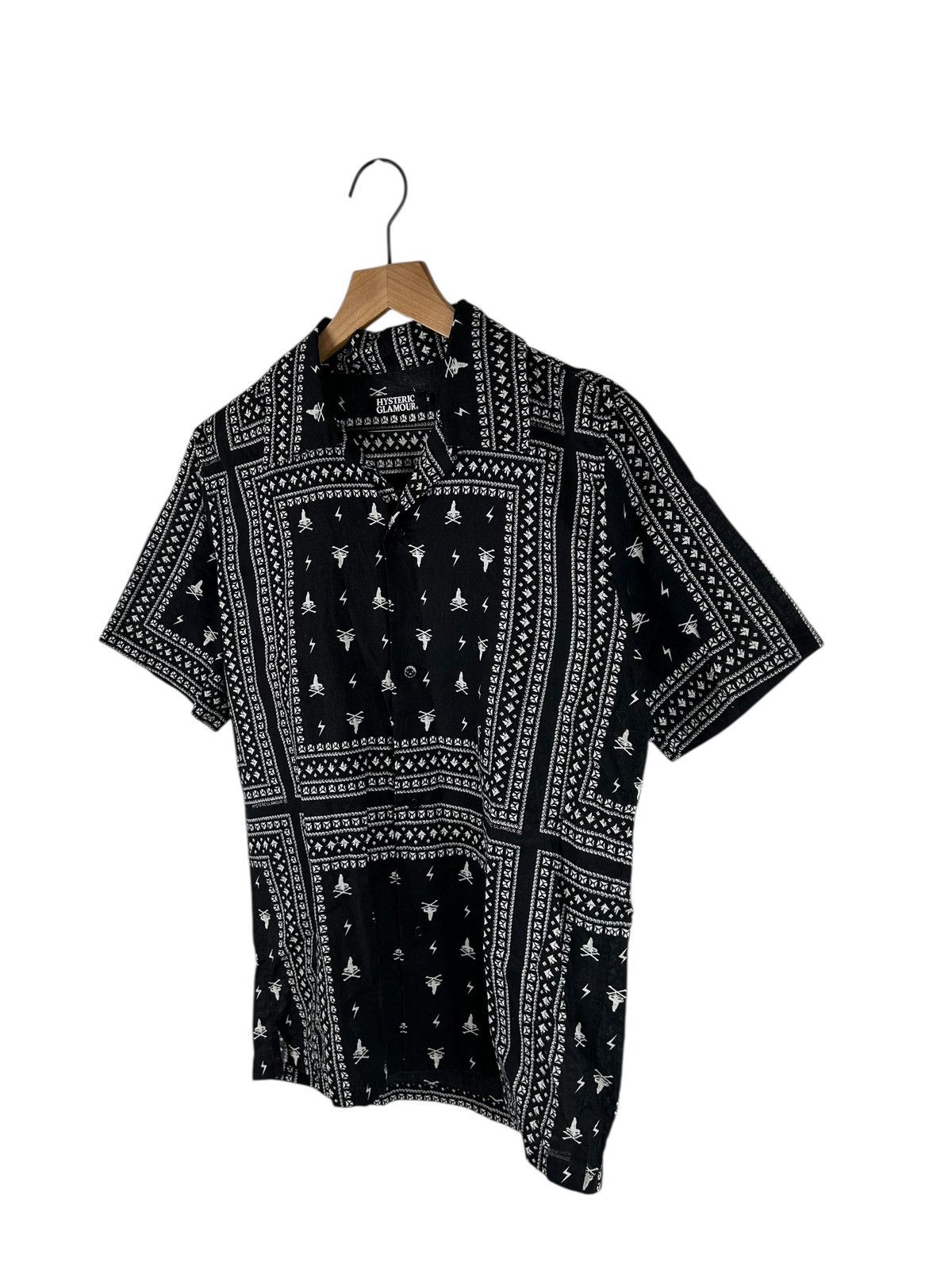 Hysteric Glamour Hysteric Glamour Skull Pattern S/S Shirt Size US M / EU 48-50 / 2 - 2 Thumbnail