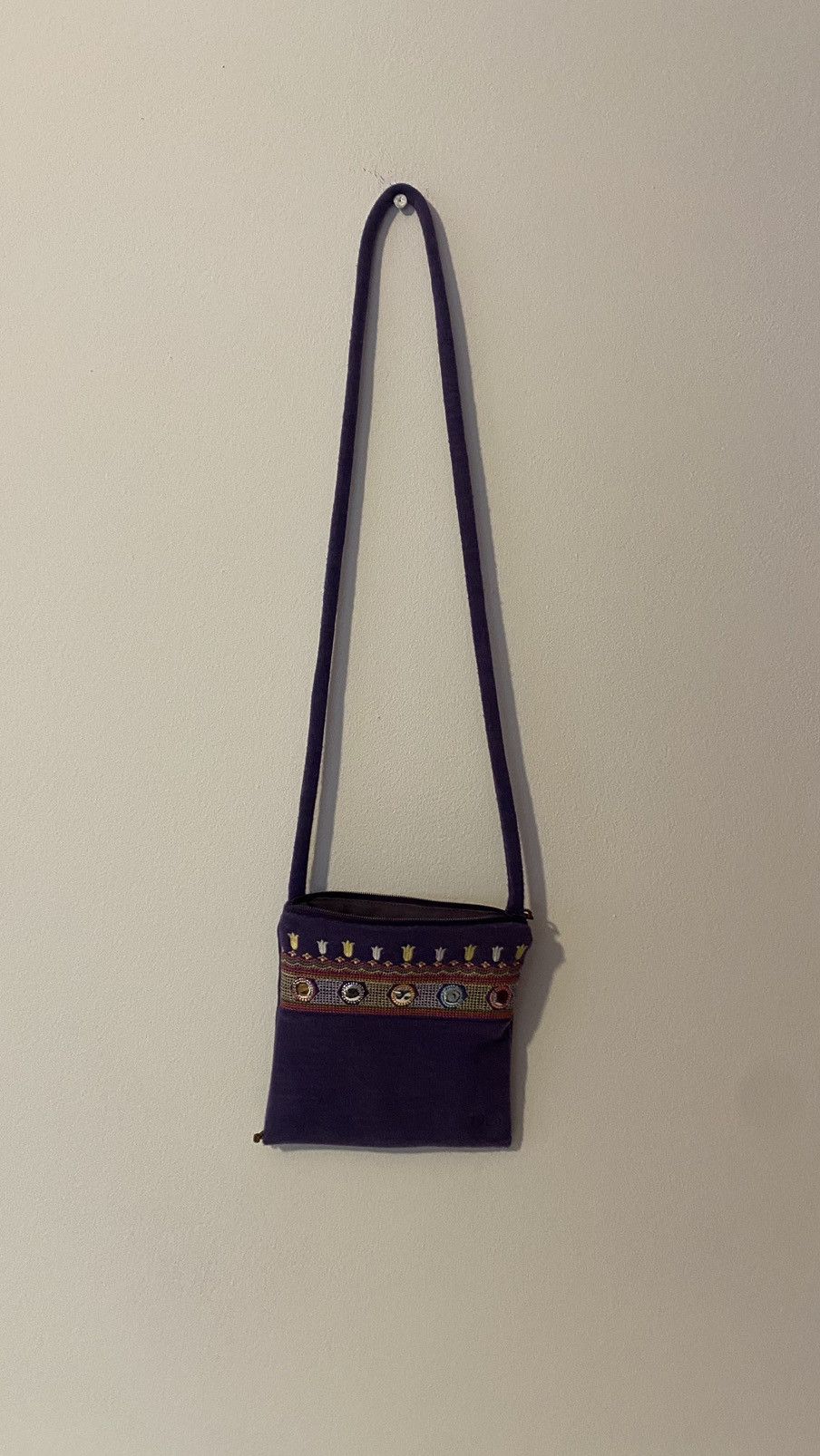 Dior Baby Dior Purple Wool Bag Size ONE SIZE - 1 Thumbnail