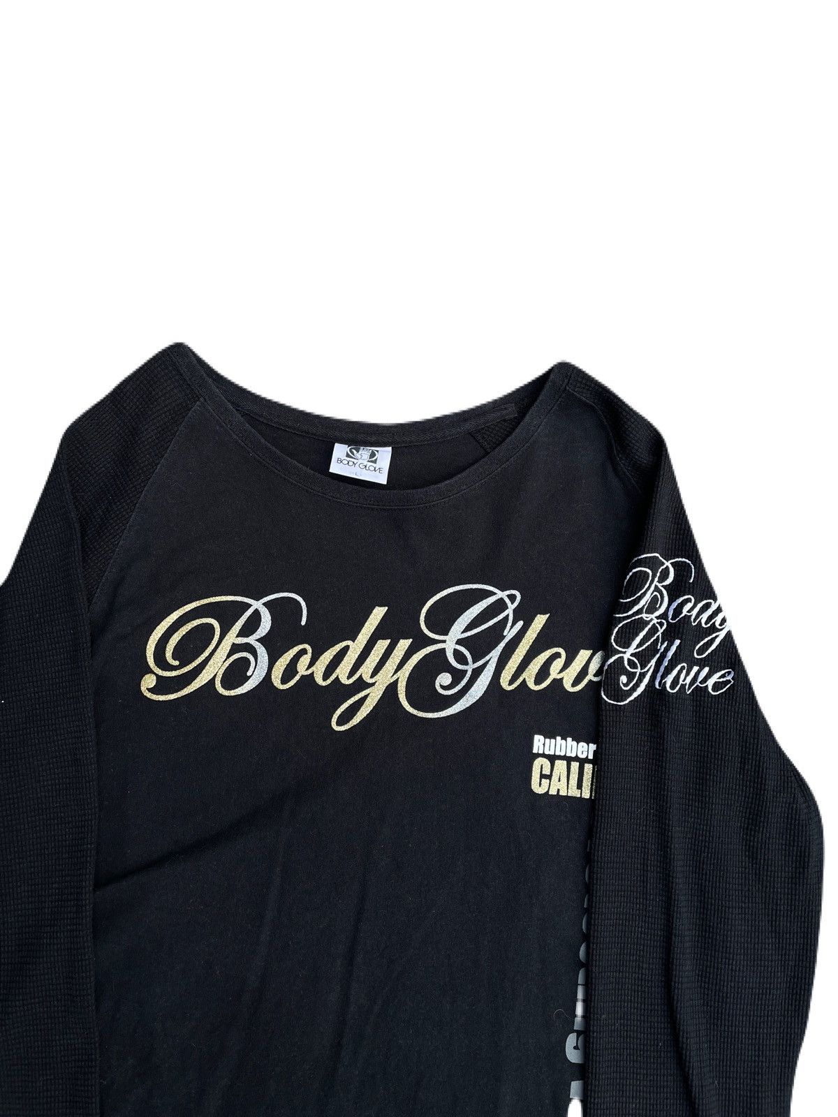 If Six Was Nine 2000s Japanese archive Giltter Poem Thermal Sleeve L/S Tee Size US L / EU 52-54 / 3 - 5 Thumbnail